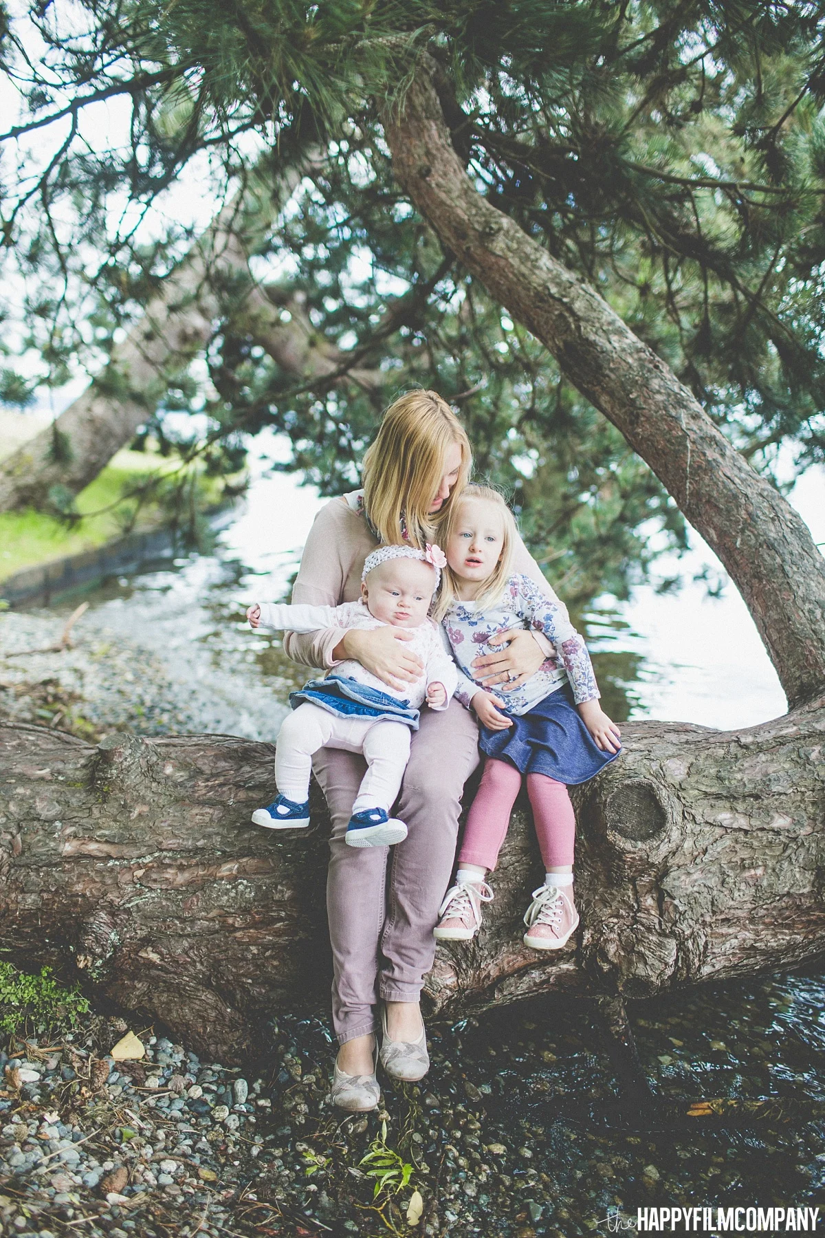 Mother and her little girls - the Happy Film Company - Seattle Family Photos