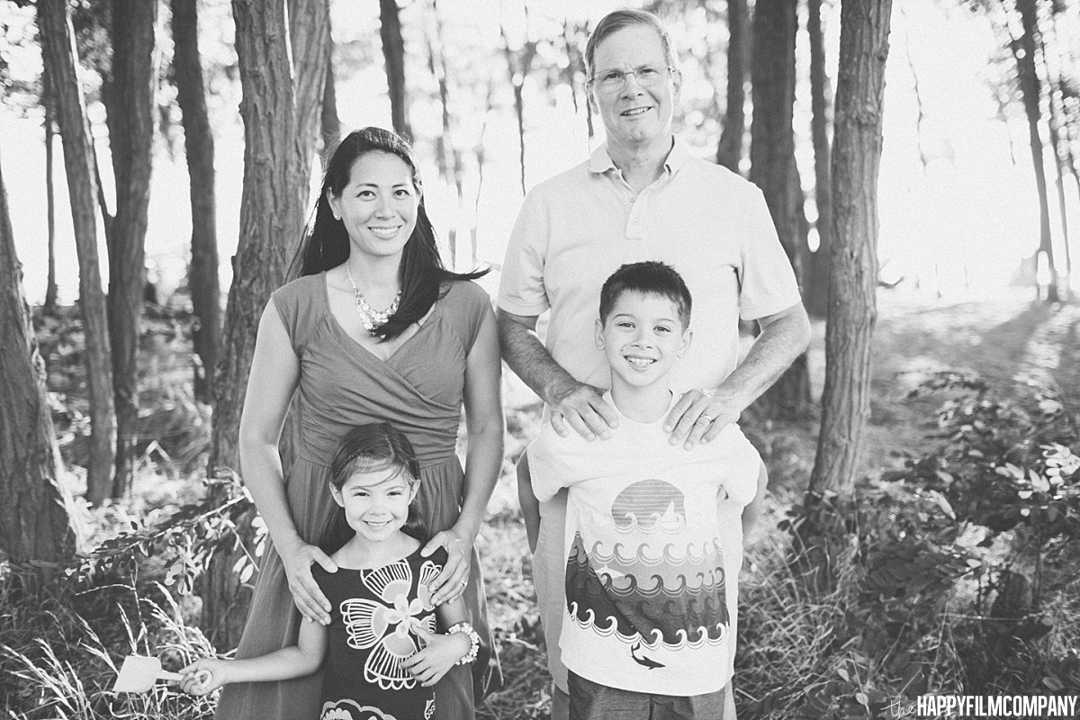 Black and while family portrait - the Happy Film Company - Seattle Family Photos
