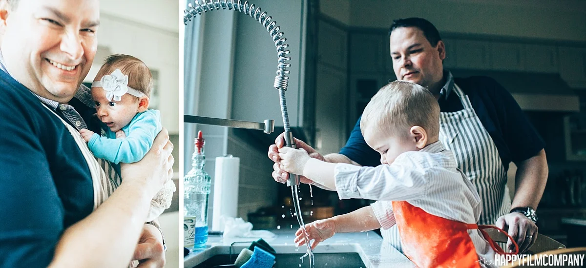 Father and kids Portrait - the Happy Film Company - Seattle Family Photos