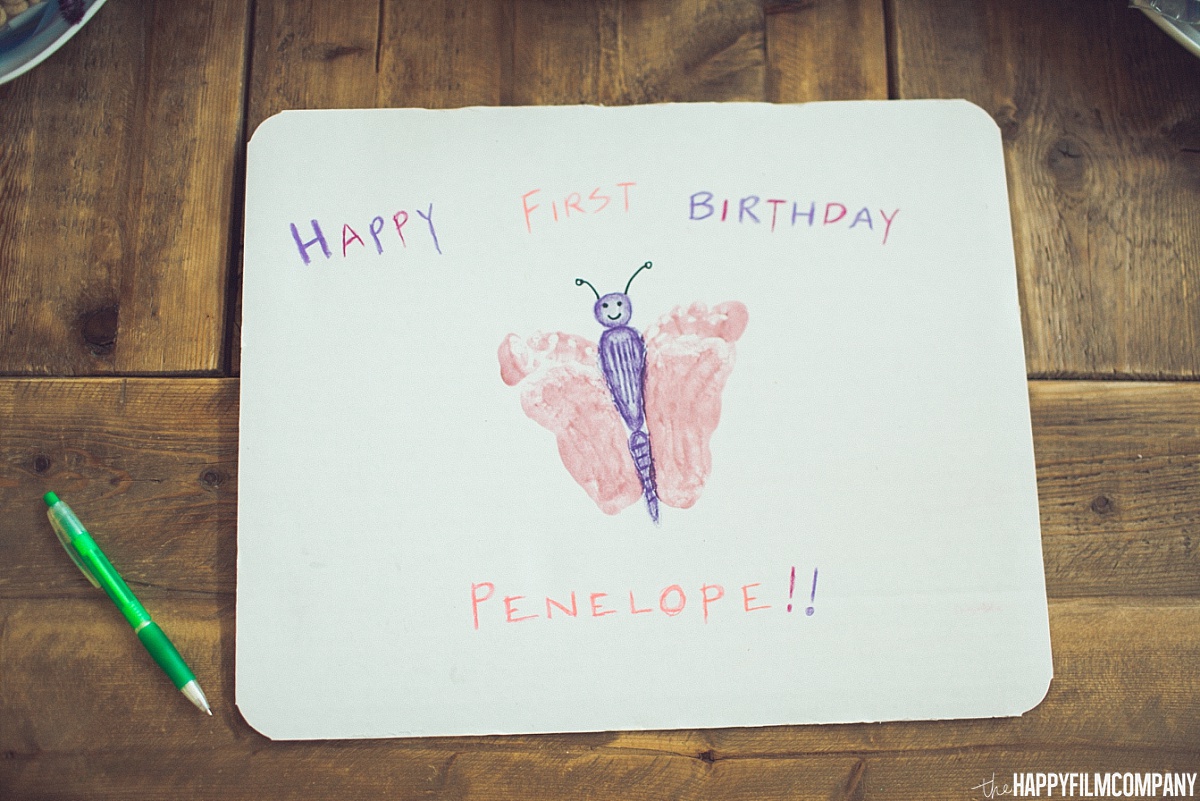 Birthday Card - 1st birthday party - the Happy Film Company - Seattle Family Photos