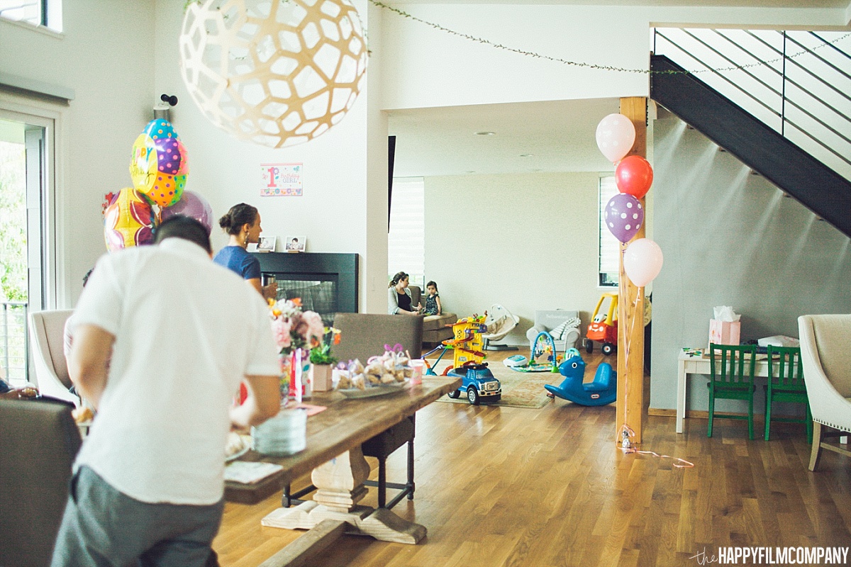 Birthday Party home decoration - the Happy Film Company - Seattle Family Photos