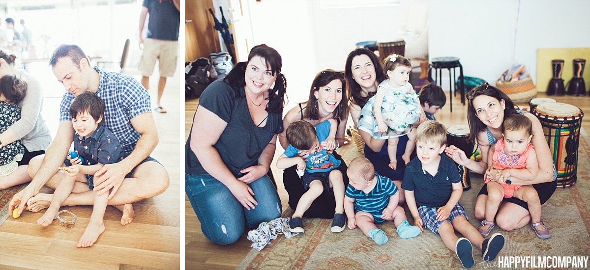Photos with parent and kinds at the birthday party - the Happy Film Company - Seattle Family Photos
