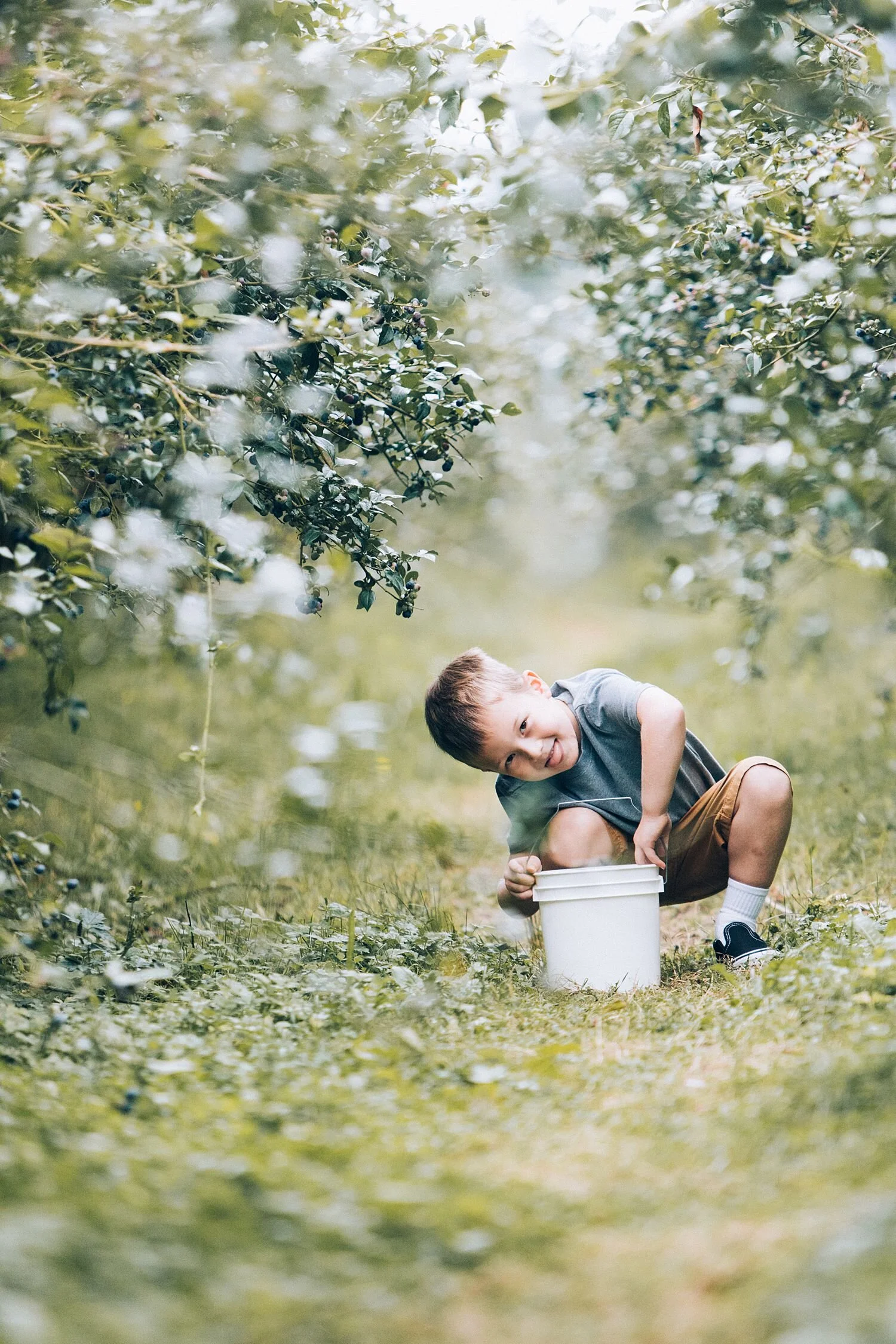 the Happy Film Company - Bybee Farm North Bend Blueberry Patch - Seattle Eastside Family Photographer Outdoor