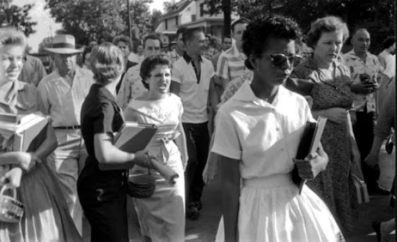 Elizabeth Eckford, Age 15, September 4, 1957, Little Rock Central High
