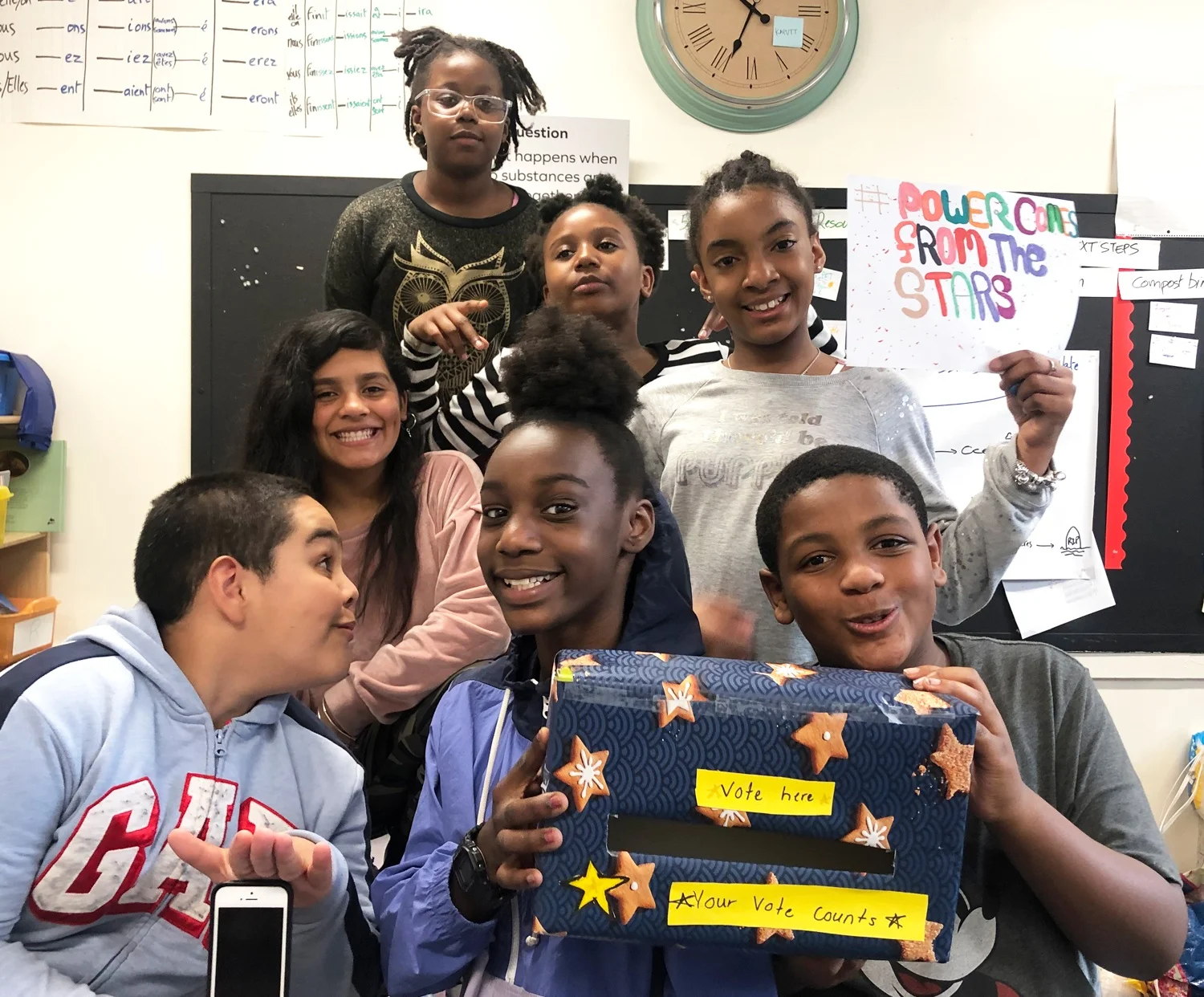 Top, Melanie, middle, Isabella, Madison and Cassidii. Bottom Eric, Camya and Jayden. All were very motivated to work together for the common cause. Almost all students showed remarkable behavioral improvements in just 8 weeks.
