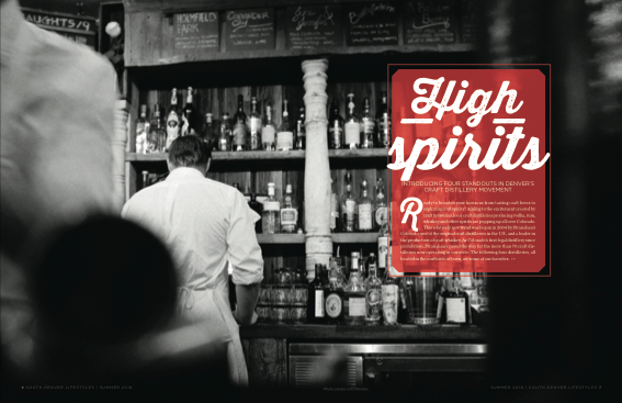 Distillery editorial spread