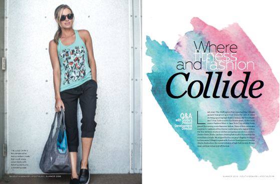 Athleisure fashion spread