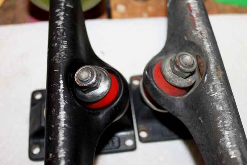 Before and after shot of the hangers.