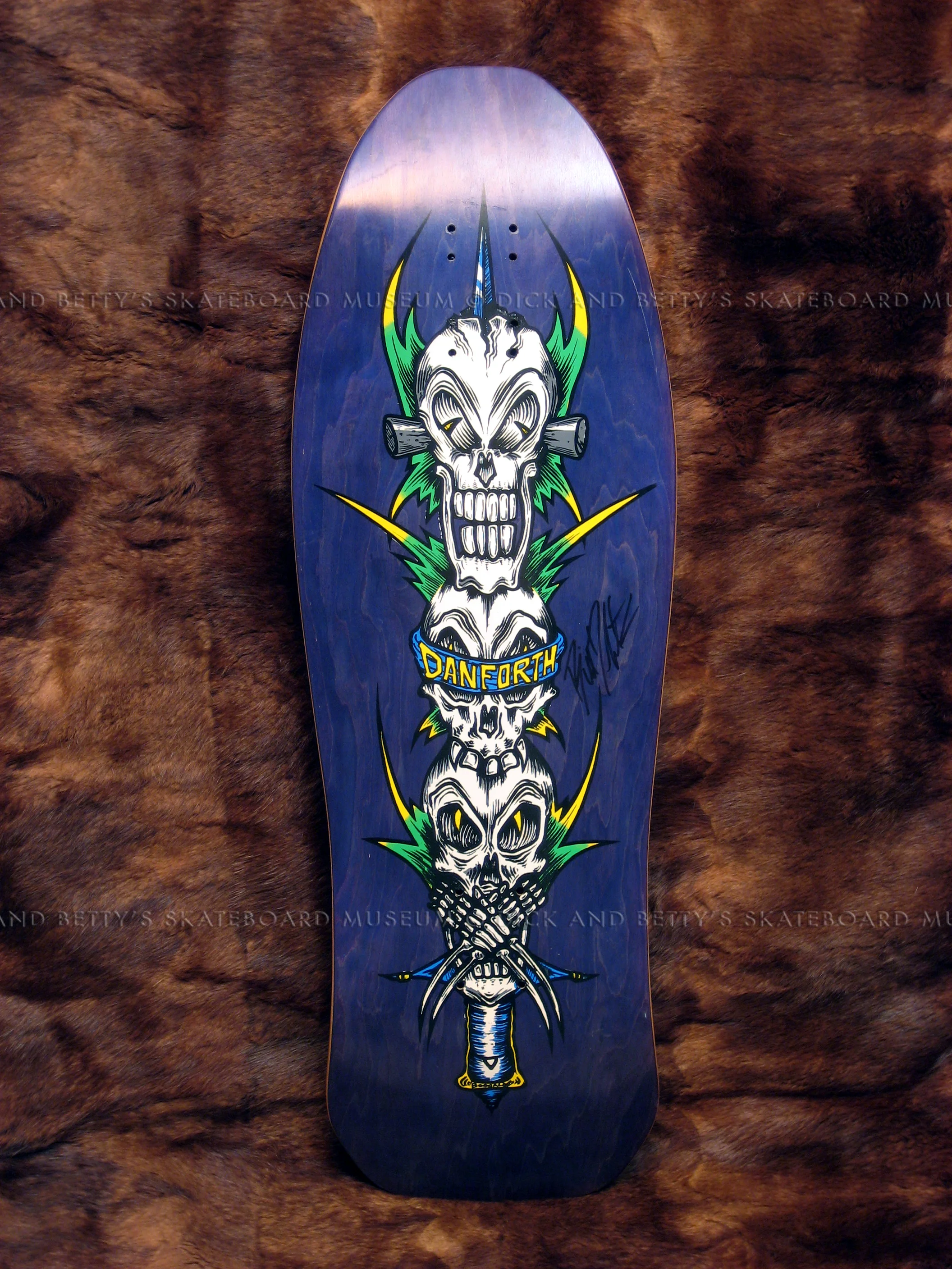 BILL DANFORTH &nbsp;1990 &nbsp;Skull=kabob