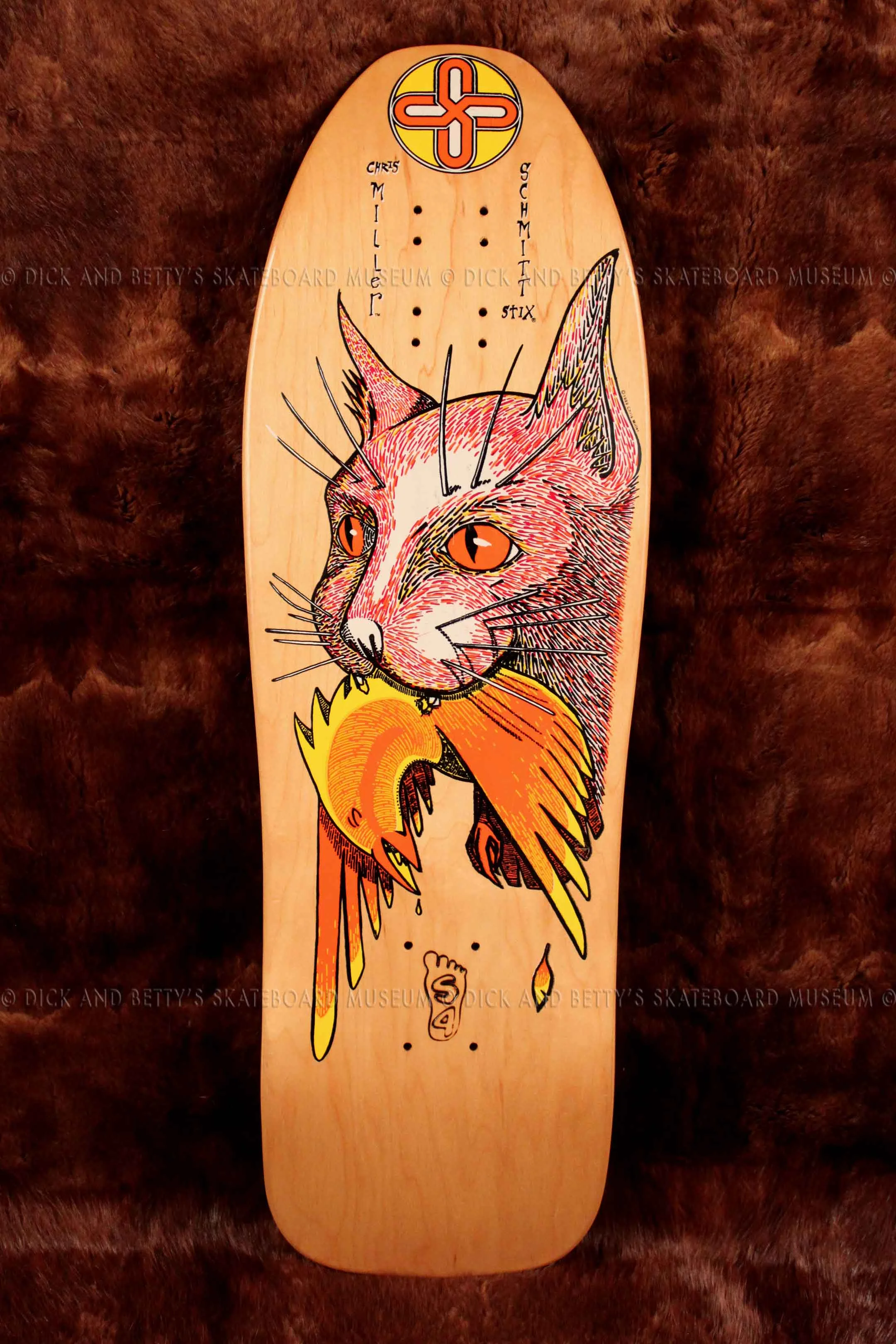 CHRIS MILLER &nbsp;1989 &nbsp;Cat Gets Bird