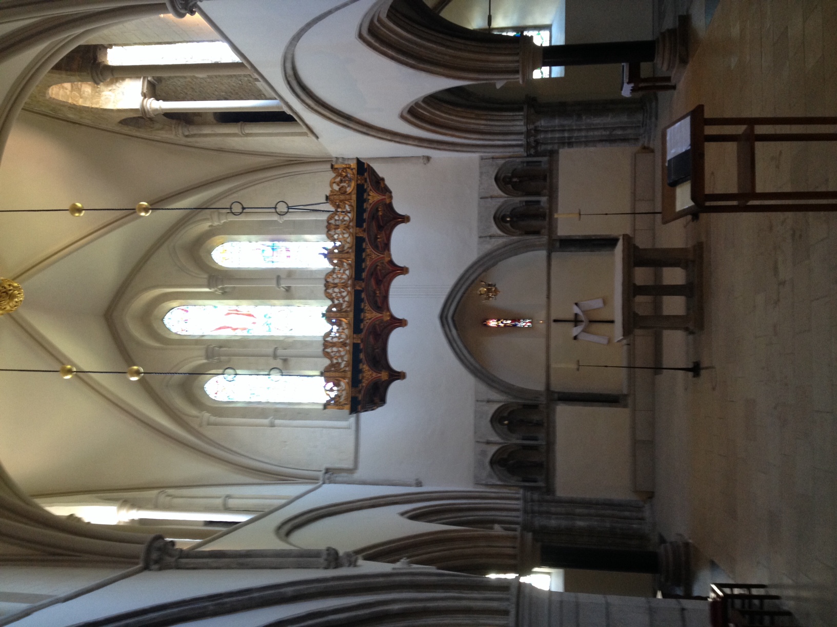 A section of the Portsmouth Cathedral constructed in the 12th century. A testament to long obedience and faithfulness.