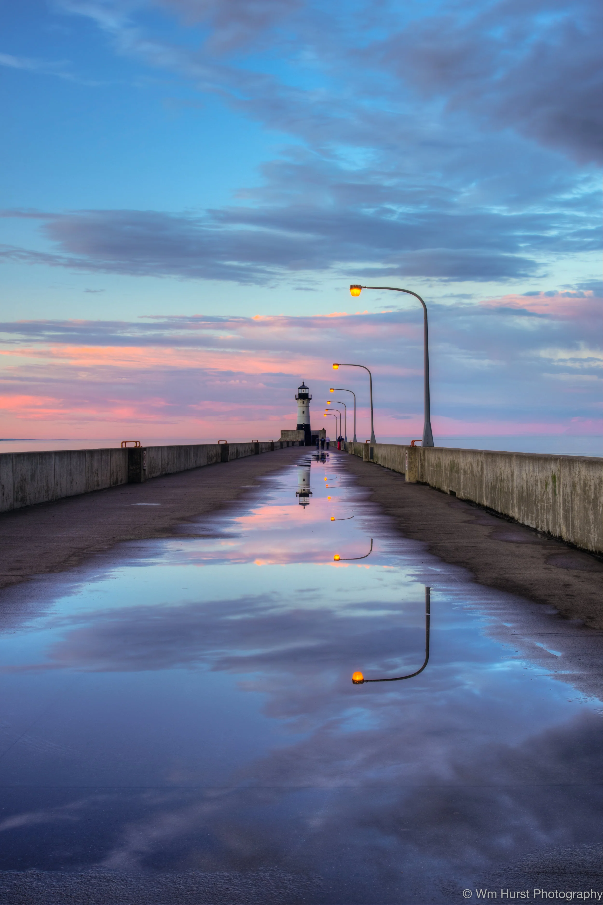 North Pier Summer Reflection