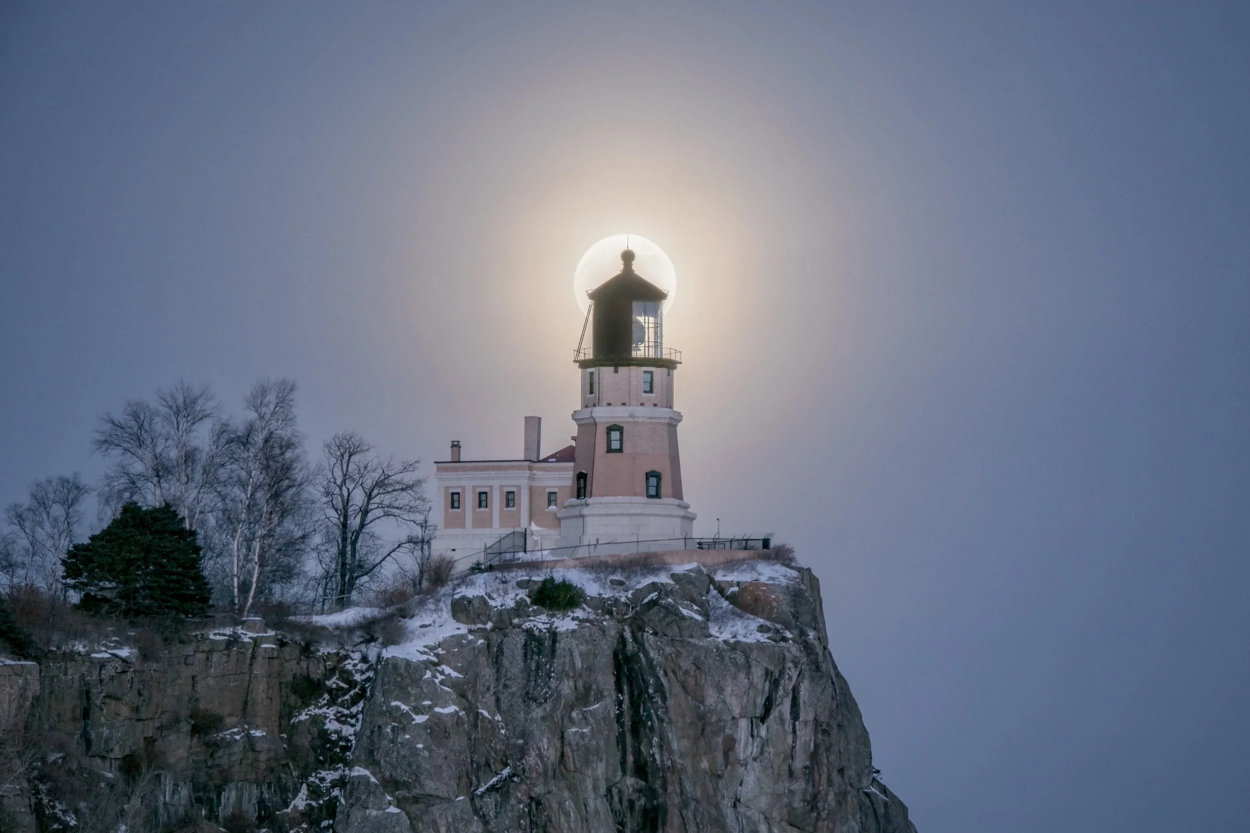 Mid-Winter Moonrise