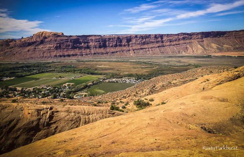 Overlooking Moab, Utah
