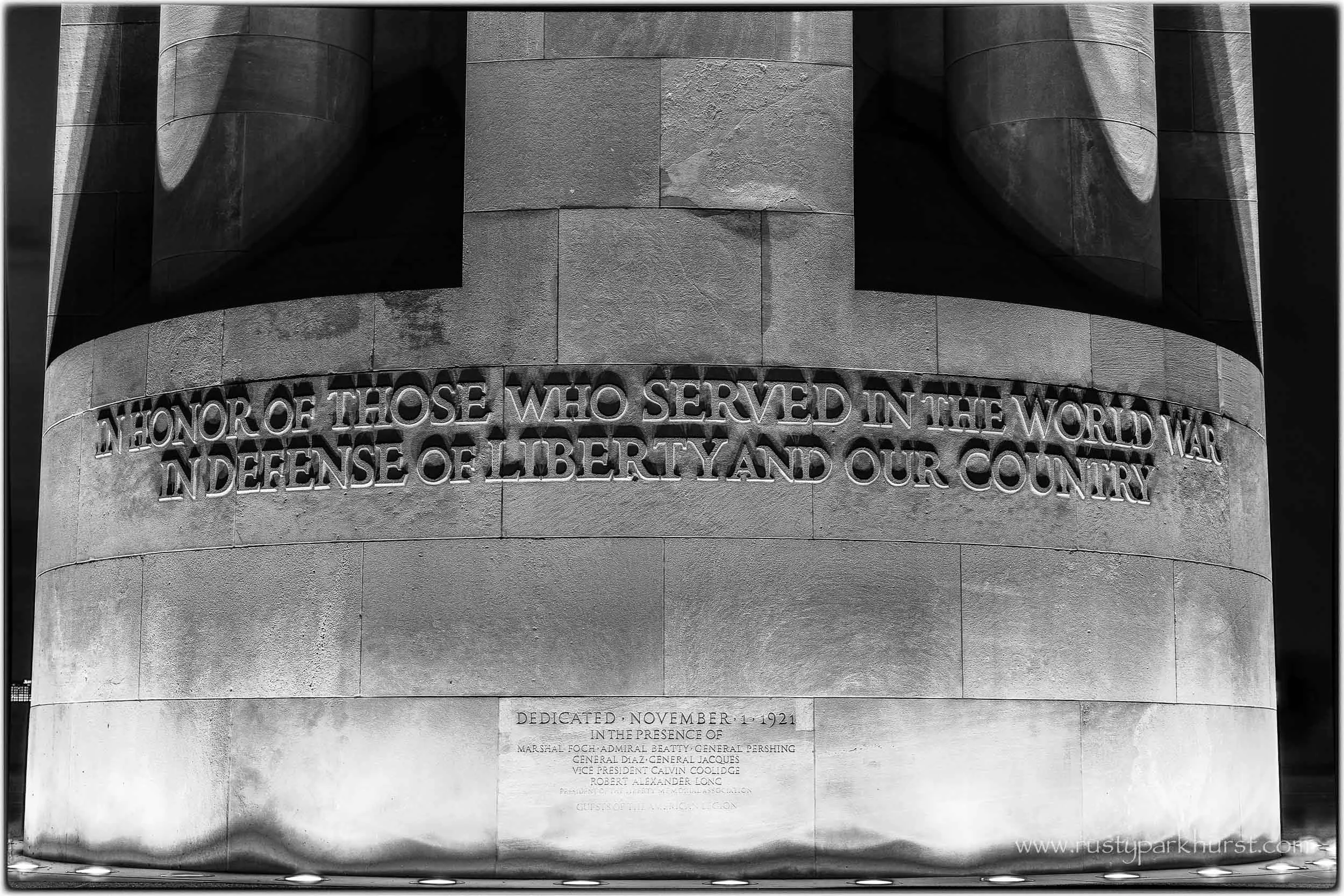 Quite appropriate for upcoming Independence Day...The Liberty Memorial