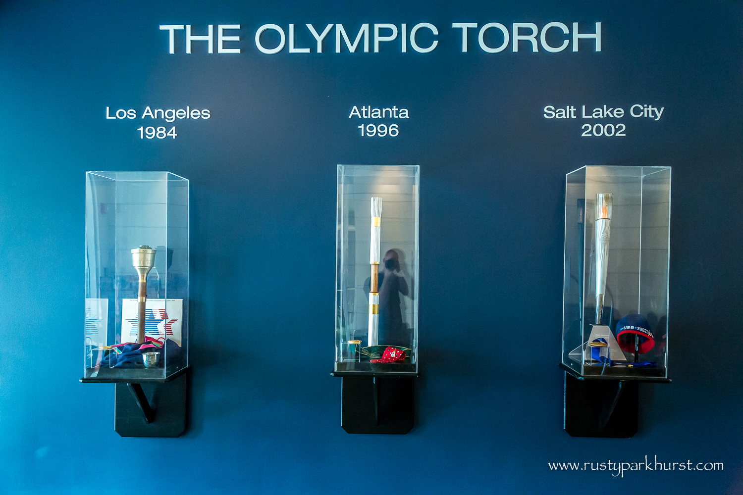 Olympic Torches from U.S. Host Cities
