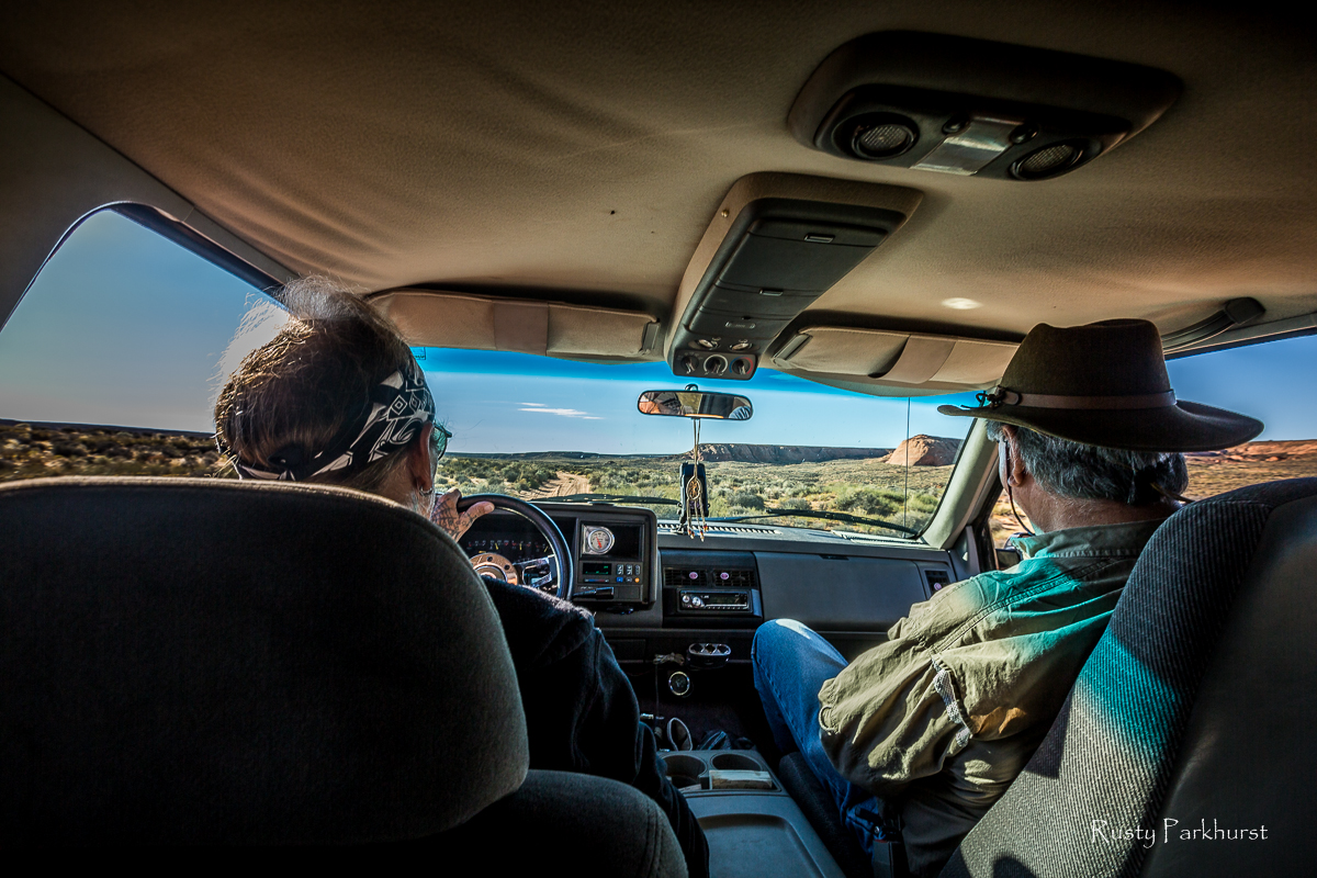 The drive in to Canyon X