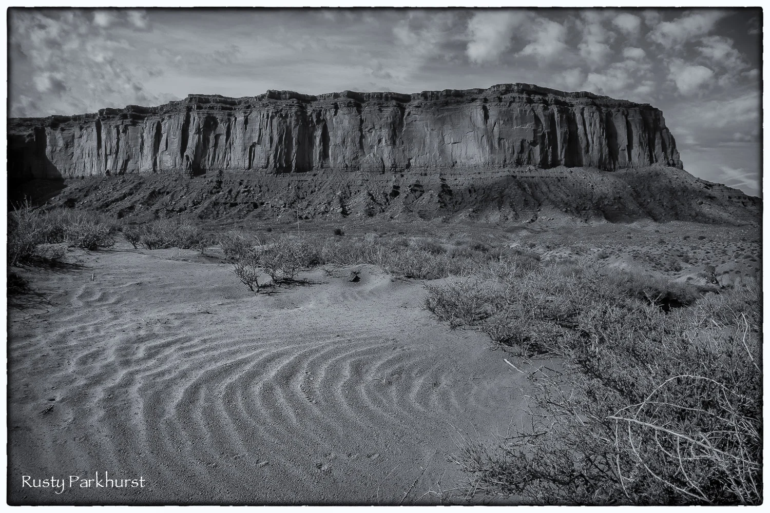 Mitchell Mesa and Sand Ripples