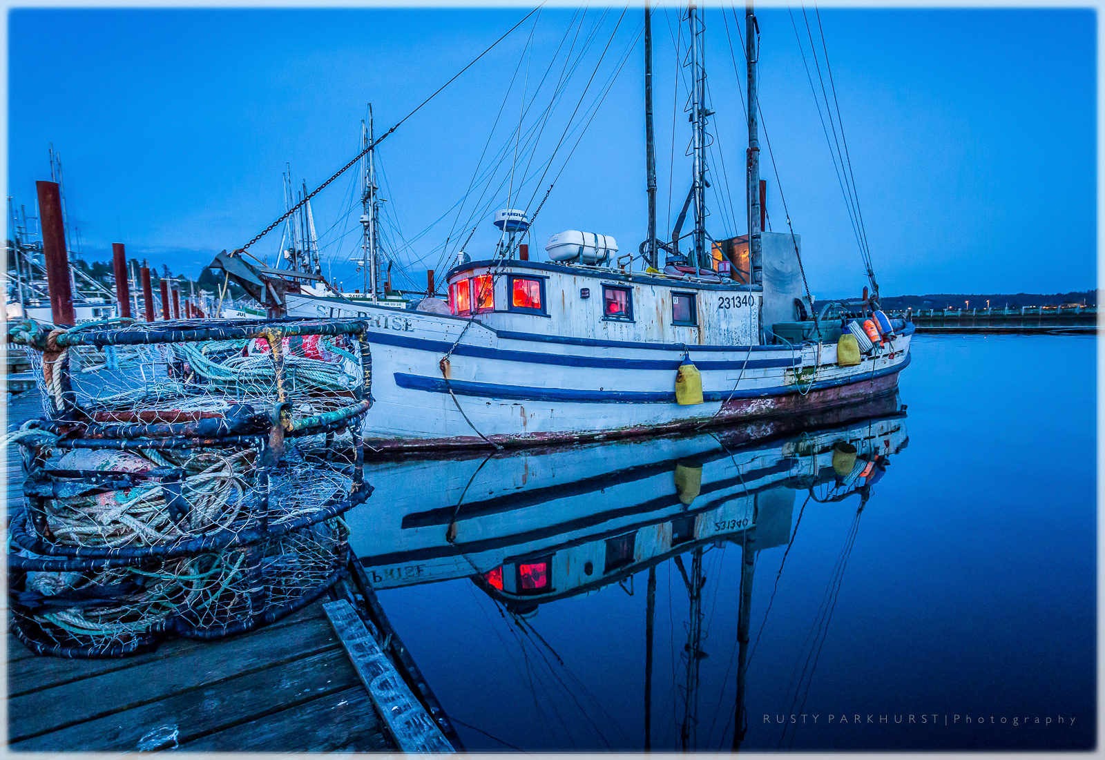 Fishing Boat with Crap Pots