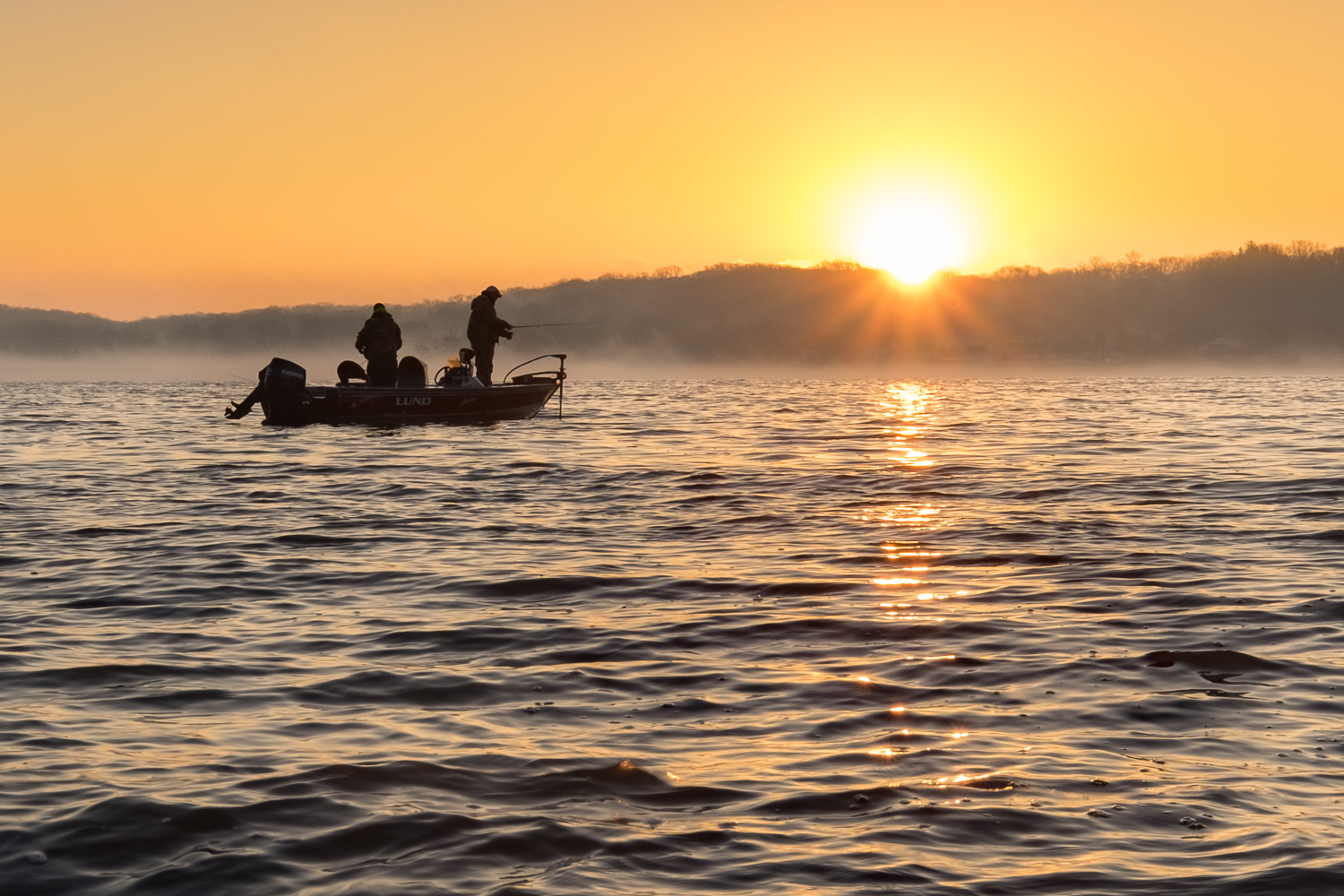 Early morning fishermen.
