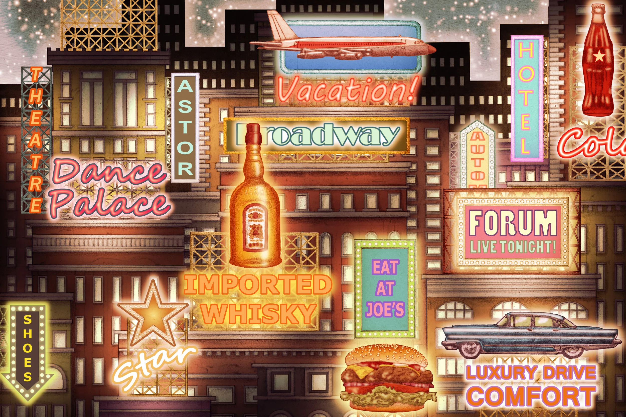 Guys and Dolls - City Night Scene