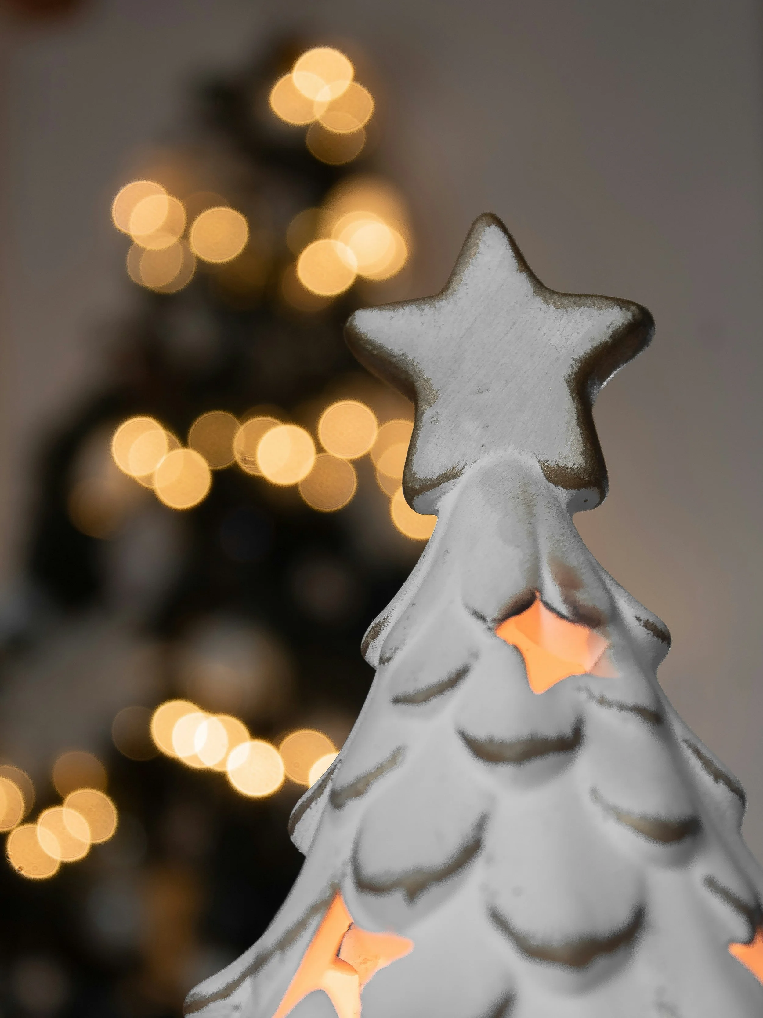 Ceramics: Candle Holders and Christmas Decorations