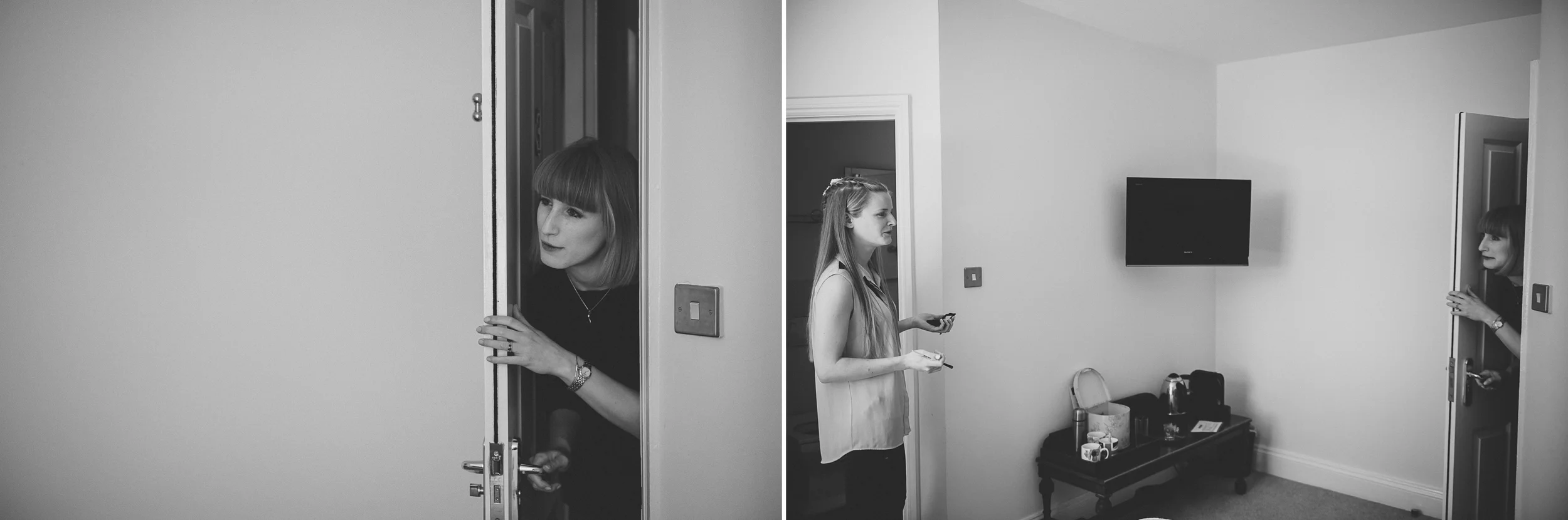 black and white wedding photography