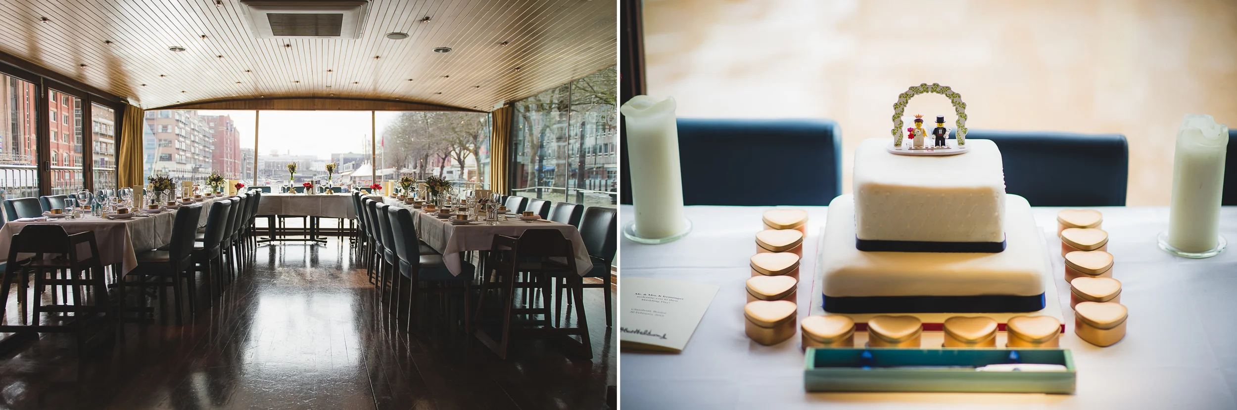 glassboat bristol wedding venue on the harbour
