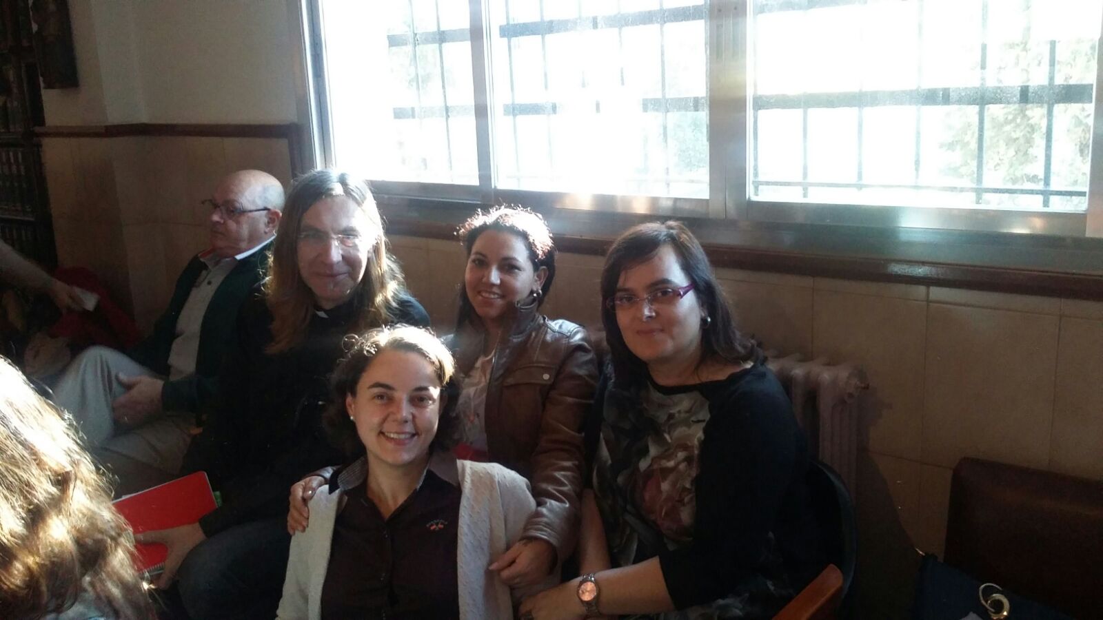 Parte del equipo de Astorga que pudo asistir al día de Visón