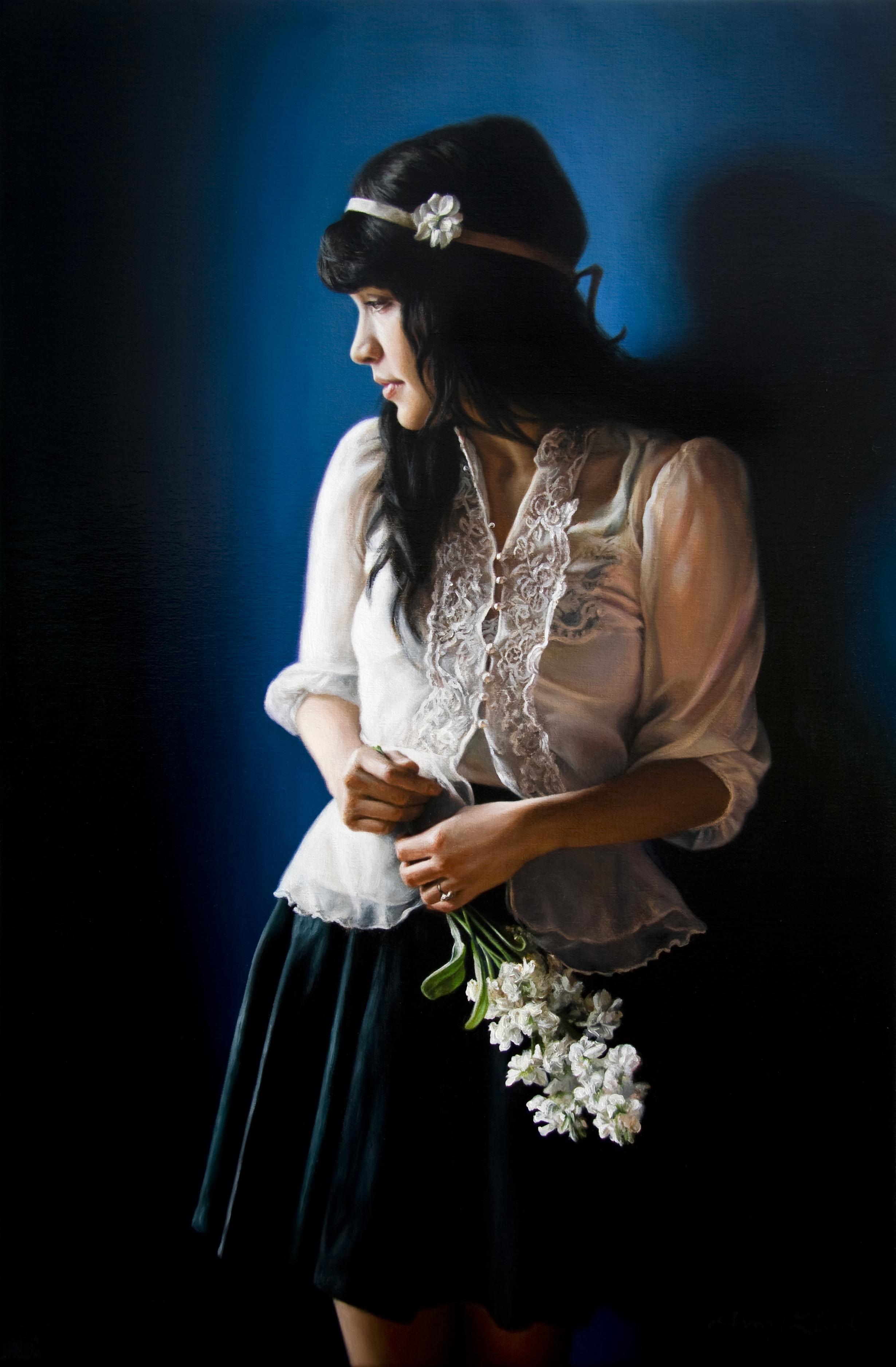   Belle Fleur   36" x 24"&nbsp;&nbsp;&nbsp; Oil on Linen   SOLD 