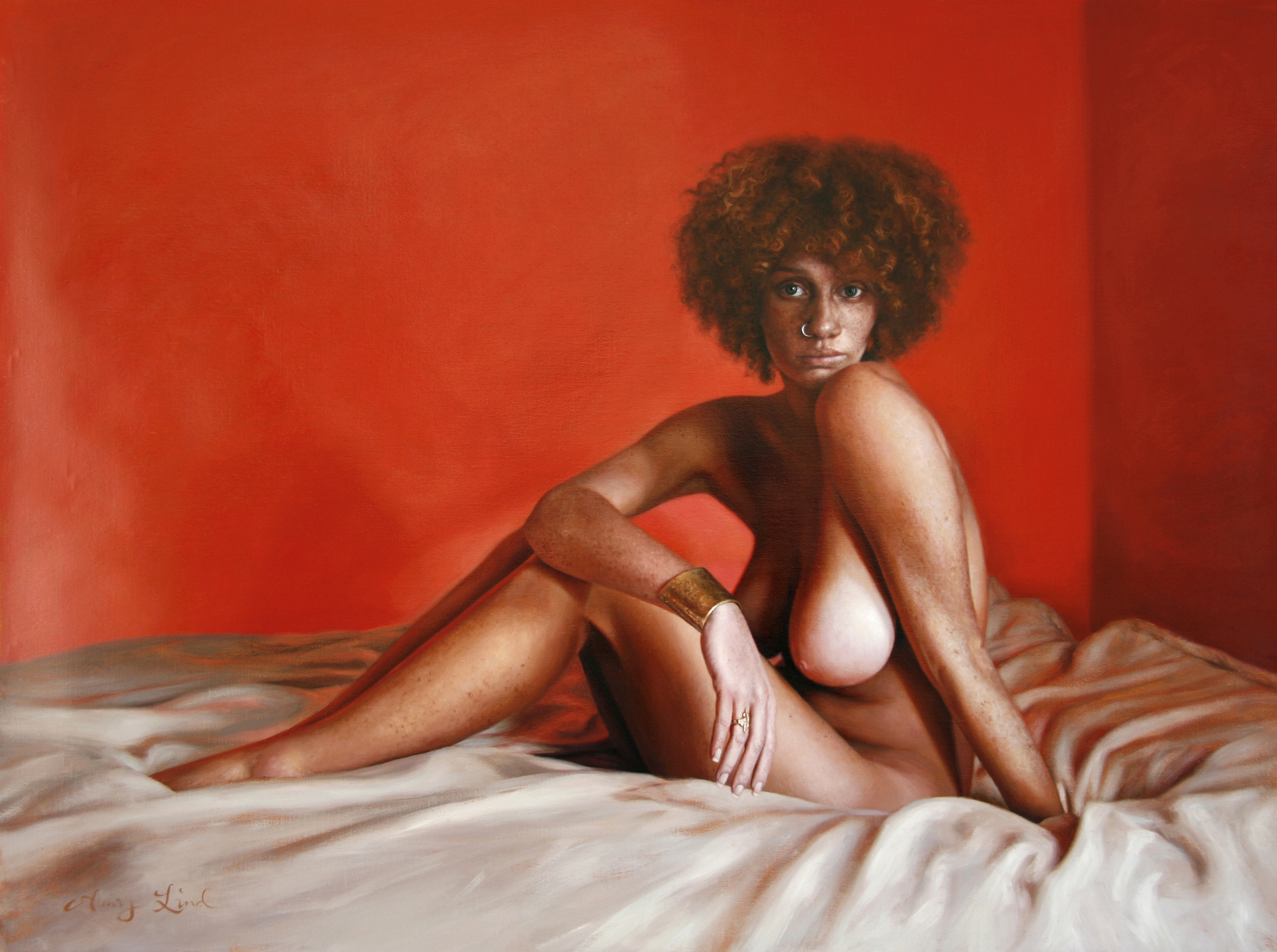   Red   34" x 46"&nbsp;&nbsp;&nbsp; Oil on Linen   SOLD    