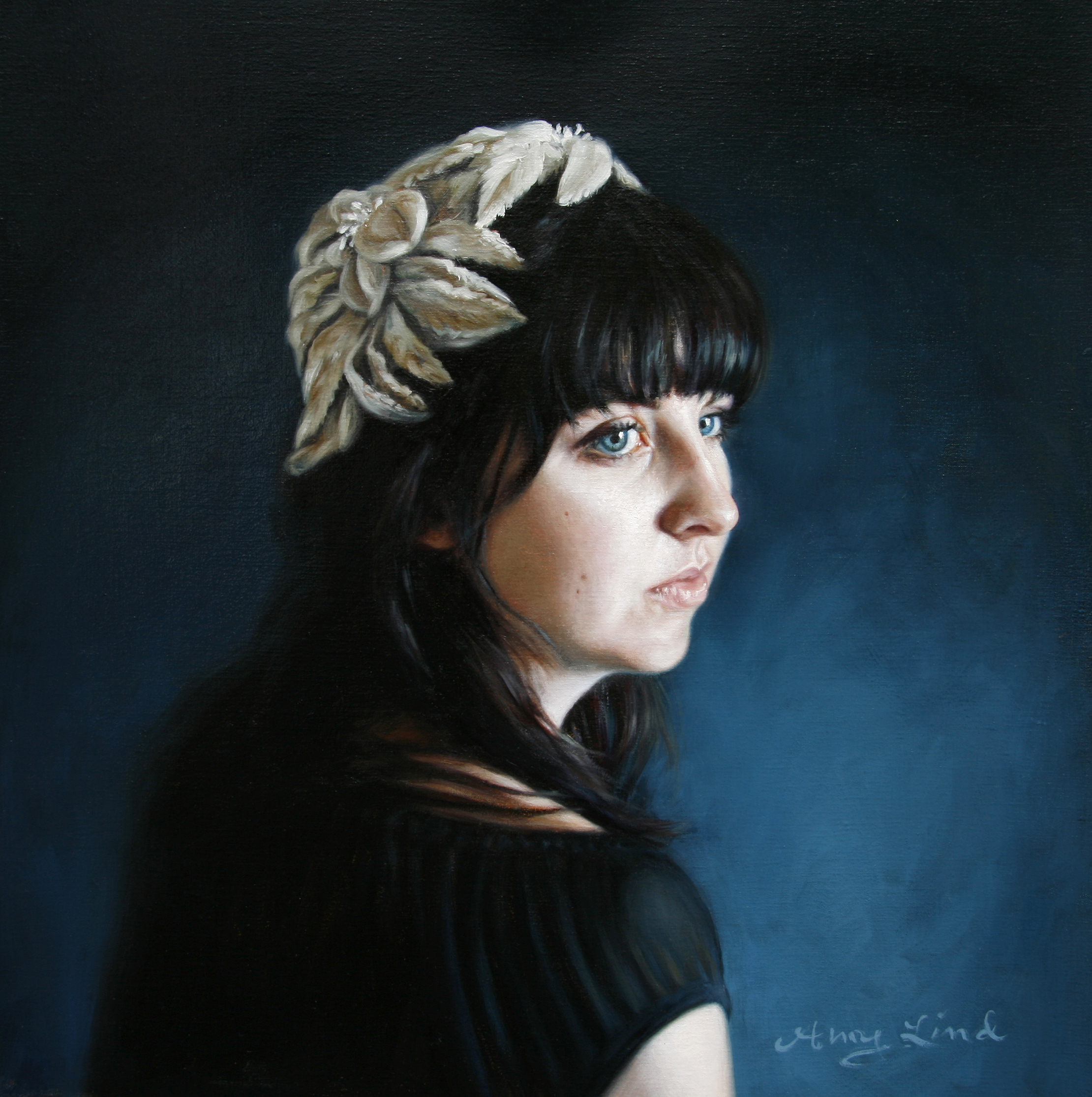   Blue   17" x 17" &nbsp;&nbsp;Oil on Linen   AVAILABLE - contact the artist  