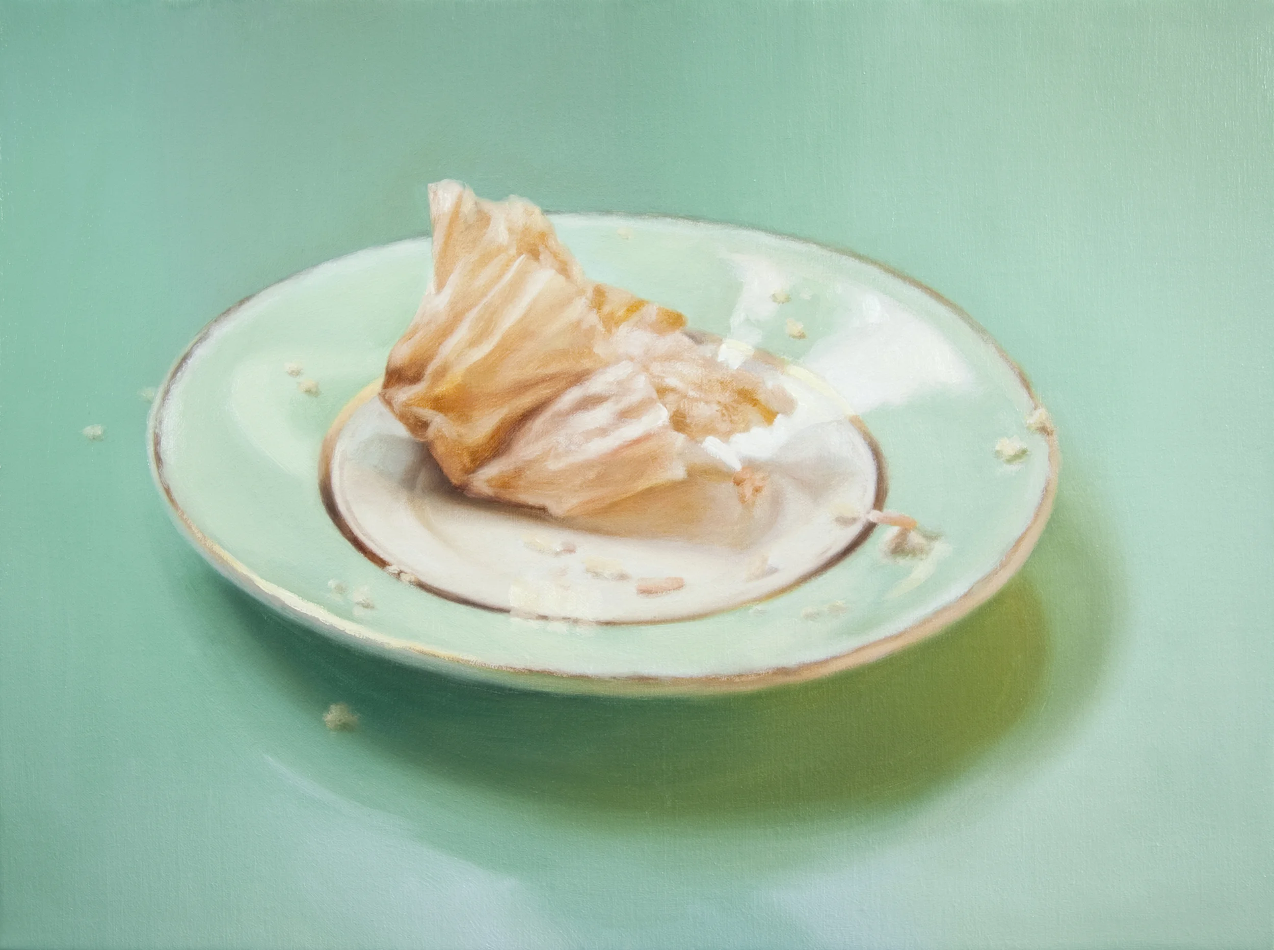 Tempted 12" x 16" Oil on Linen SOLD { dyptich 2 of 2 }