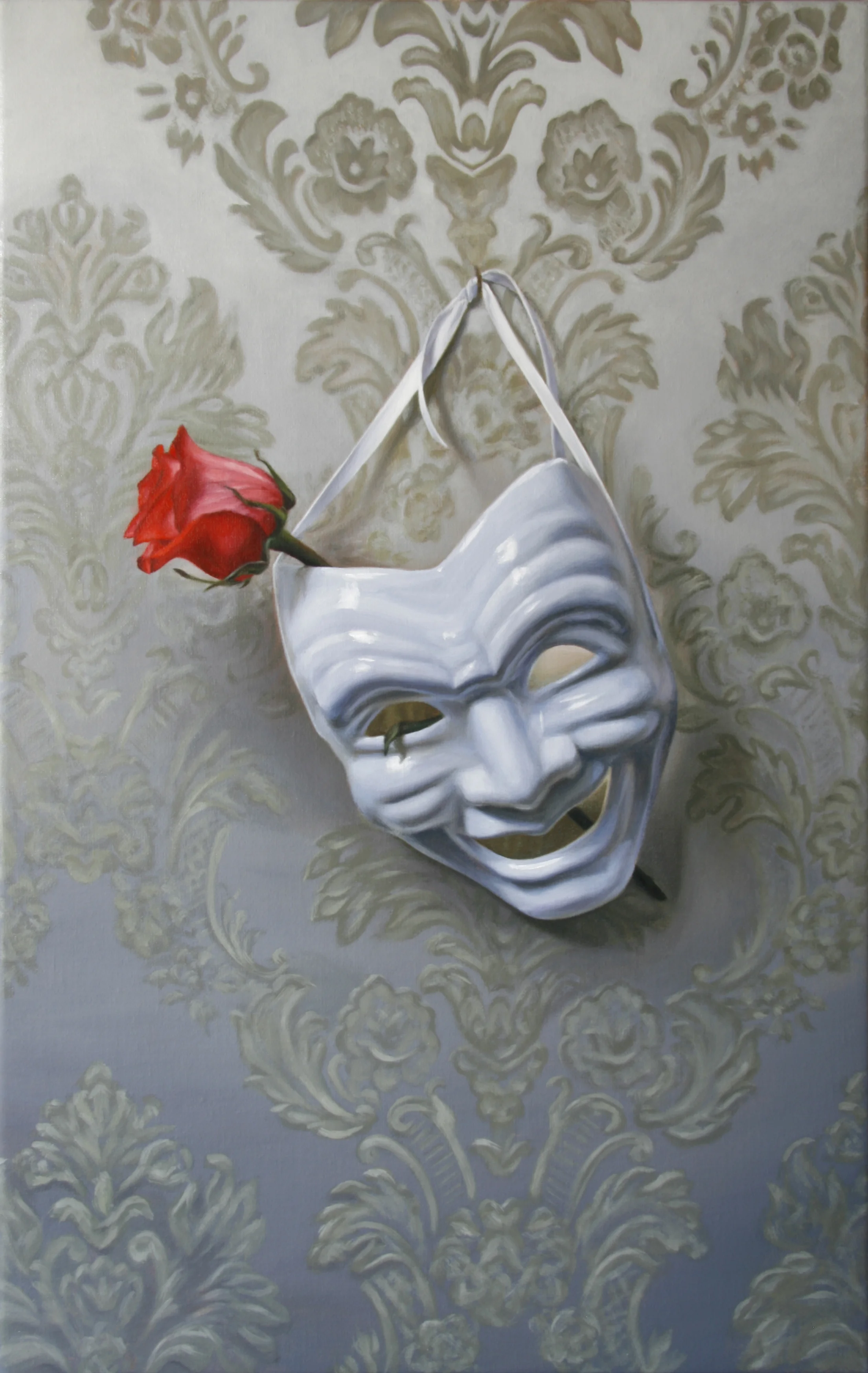 Sitting Pretty 22" x 14" Oil on Linen SOLD { dyptich 1 of 2 }