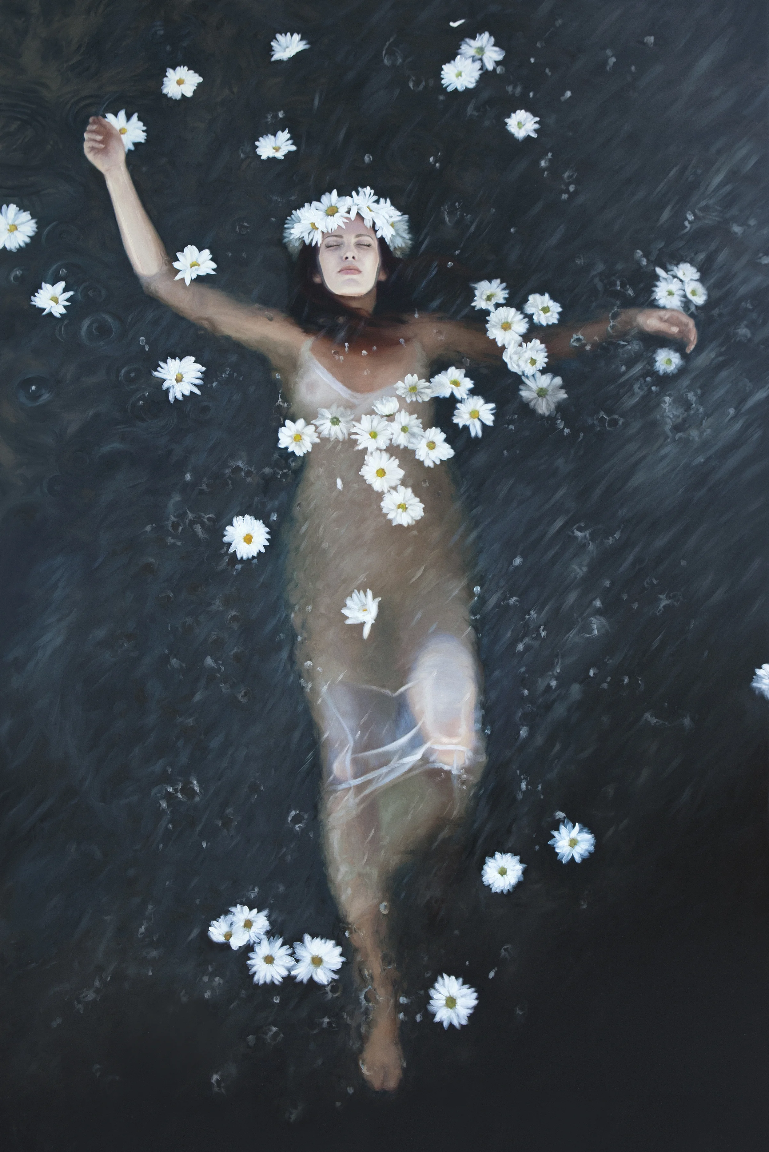 Anew 73" x 48" Oil on Panel SOLD