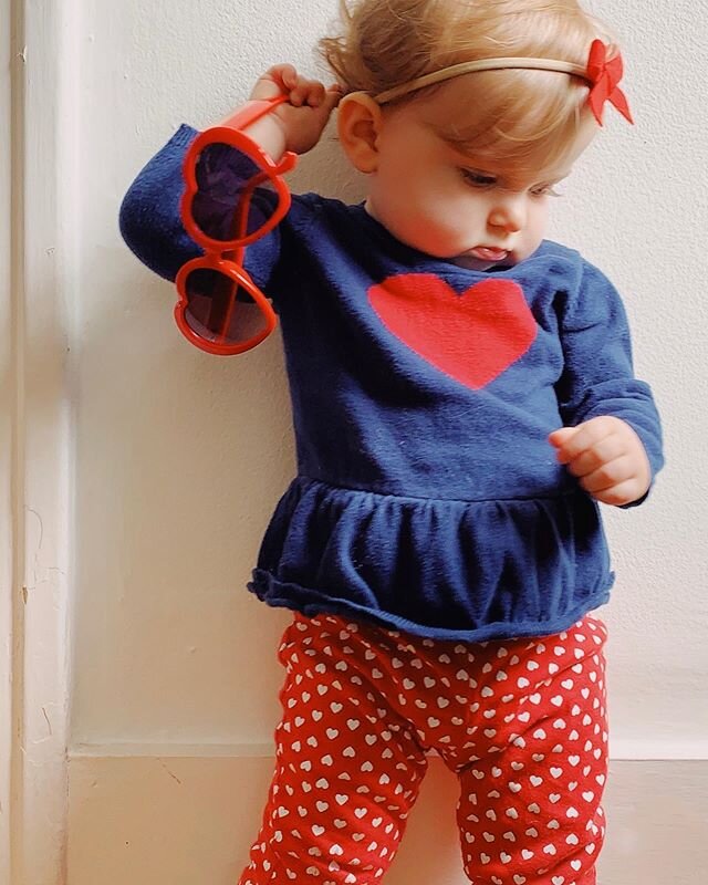 This Valentine&rsquo;s Day Olivia turned 13 months old and finally decided to officially start walking! She has been standing up on her own with incredible balance for months now, but never cared to take more than a couple steps. Today, she just star