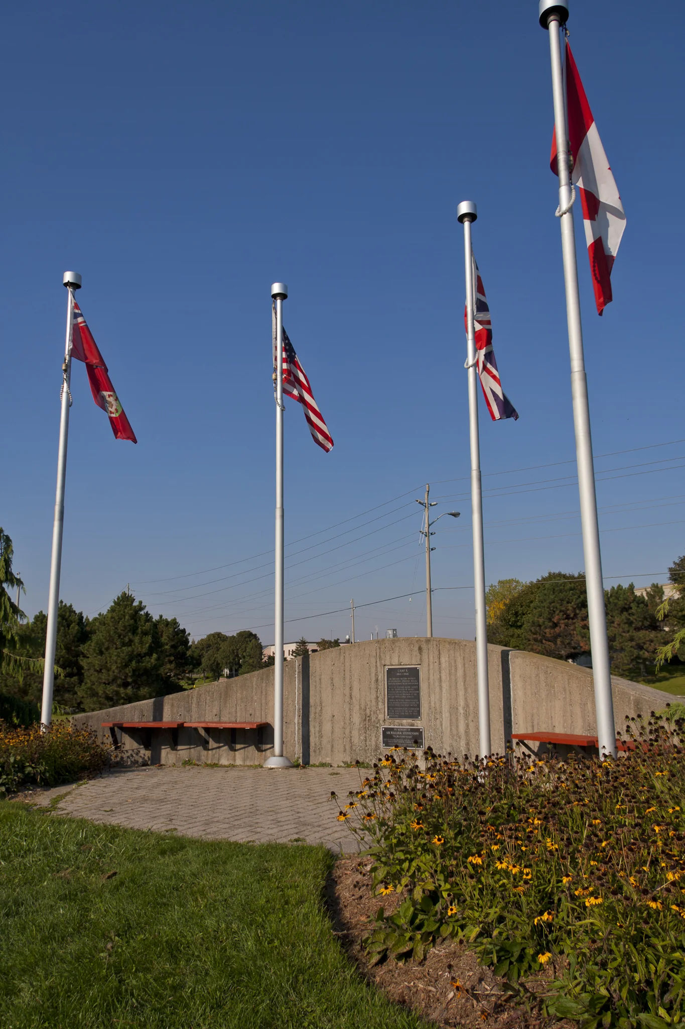 Camp X Monument in Durham Region photograph by Gary Blakeley