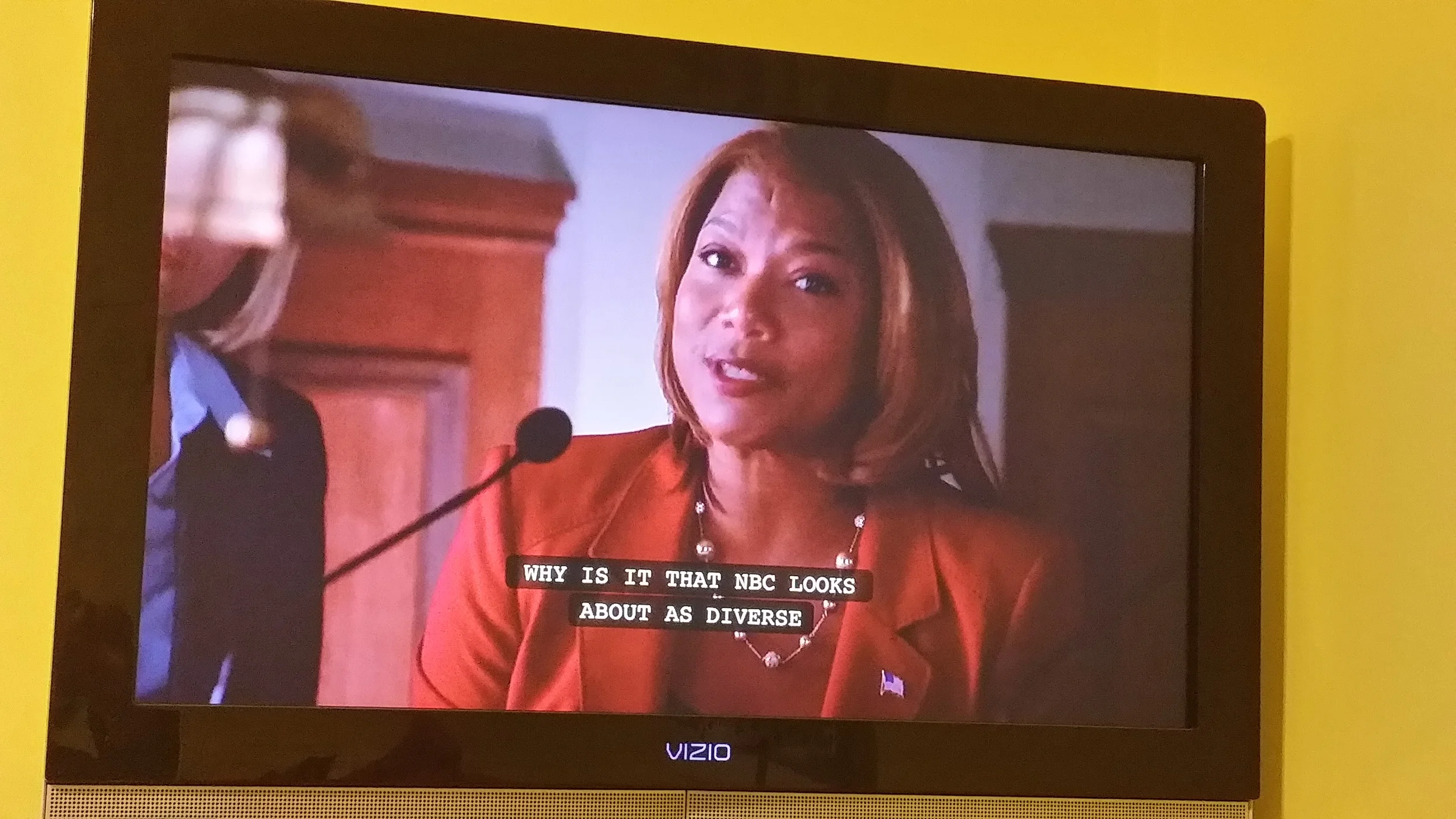 "Why is it that NBC looks about as diverse-"