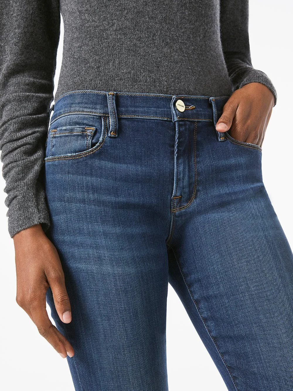 Frame Denim Le Garcon Dublin — Black 