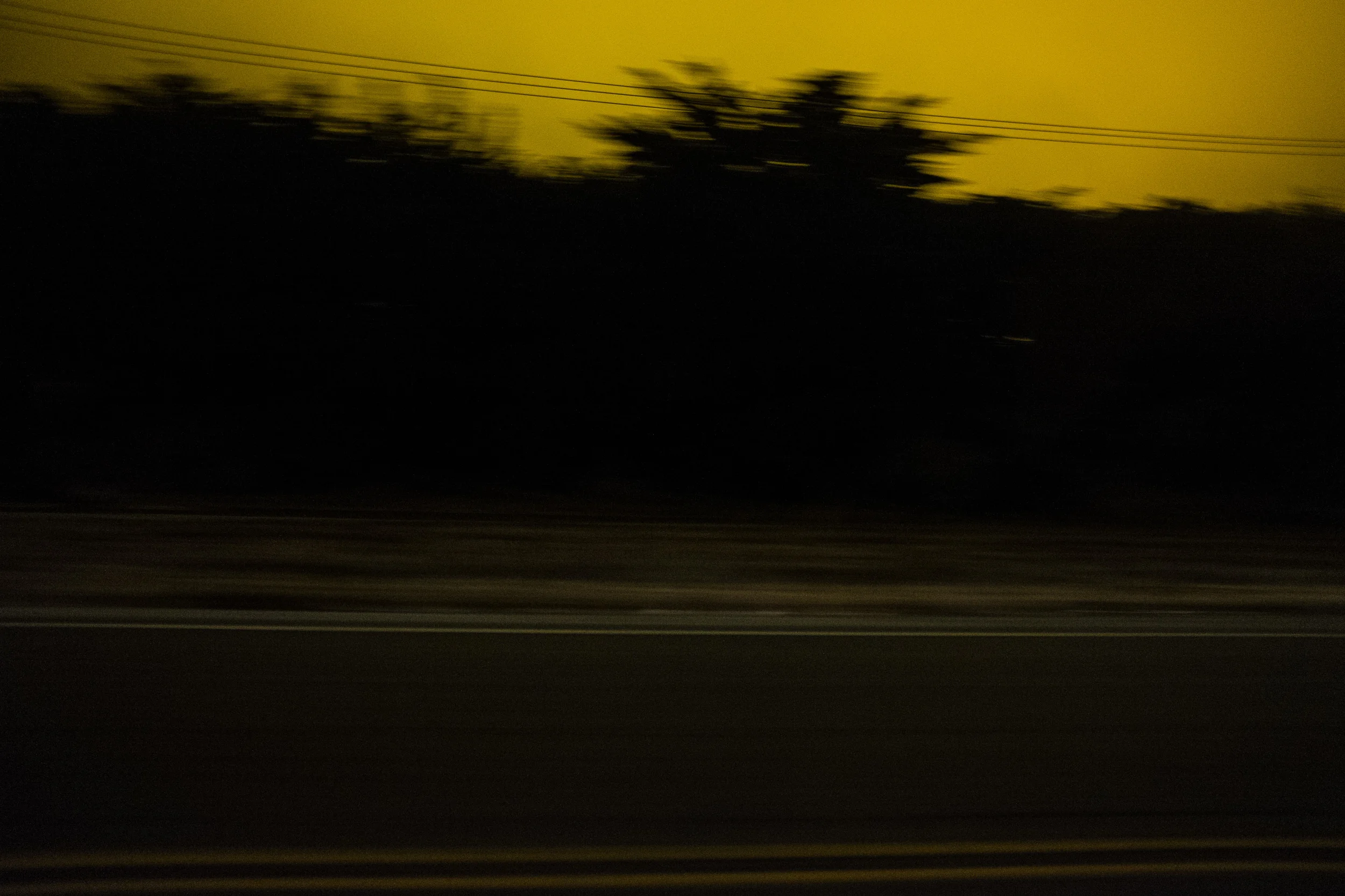 Driving to Santa Cruz in the fog.