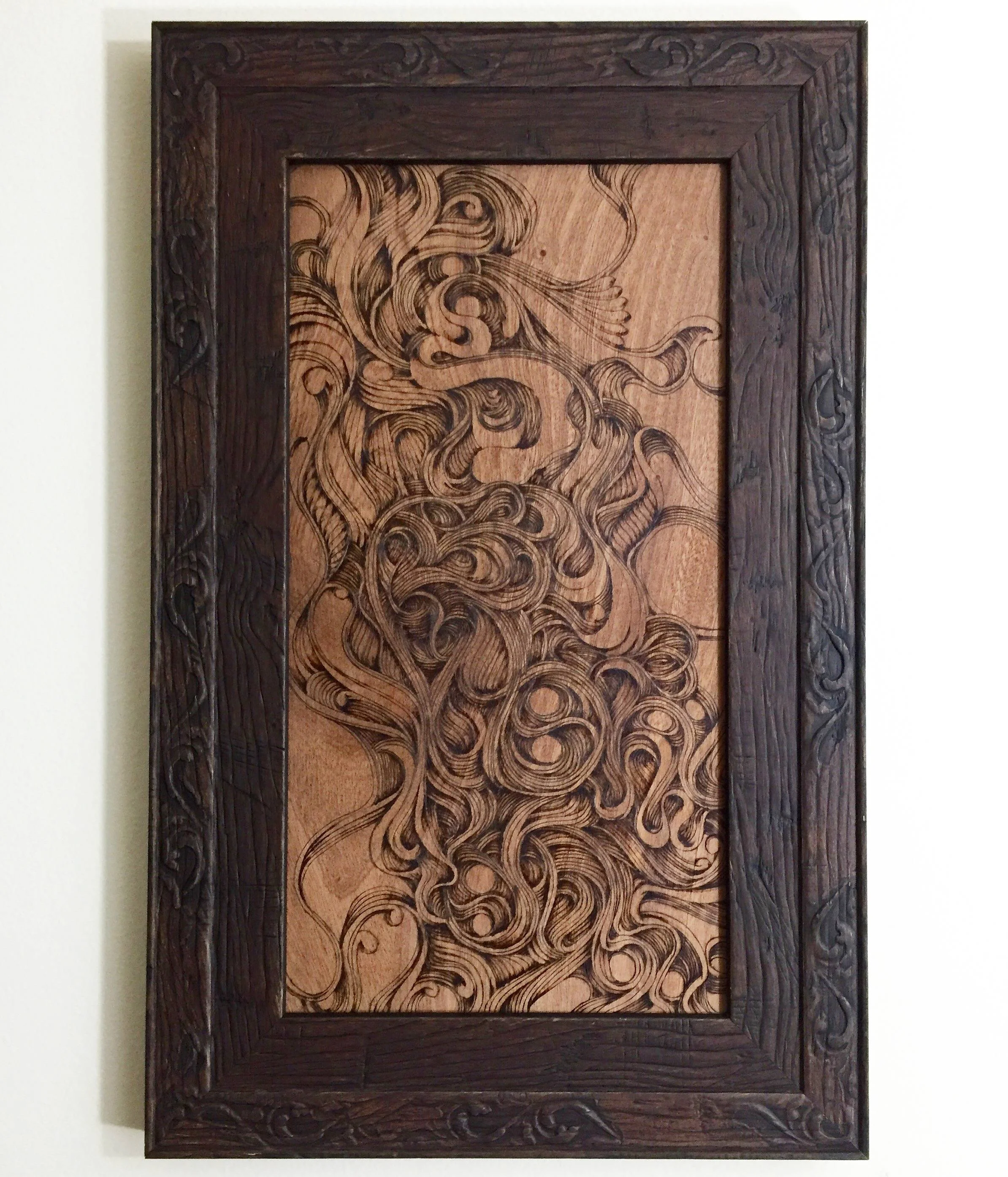 Pyrography on Palope
