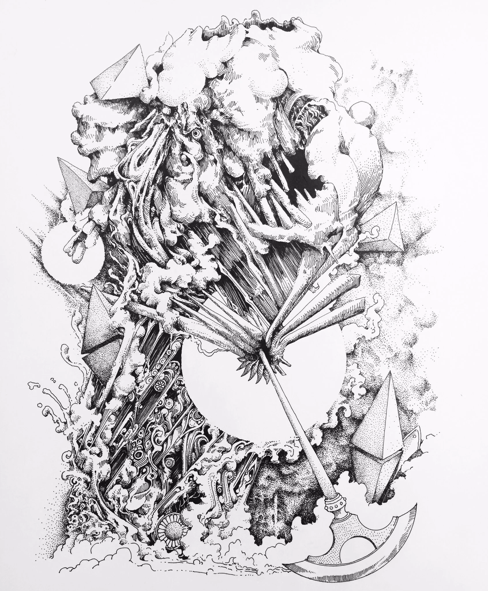 Utter Insensibility Drawing