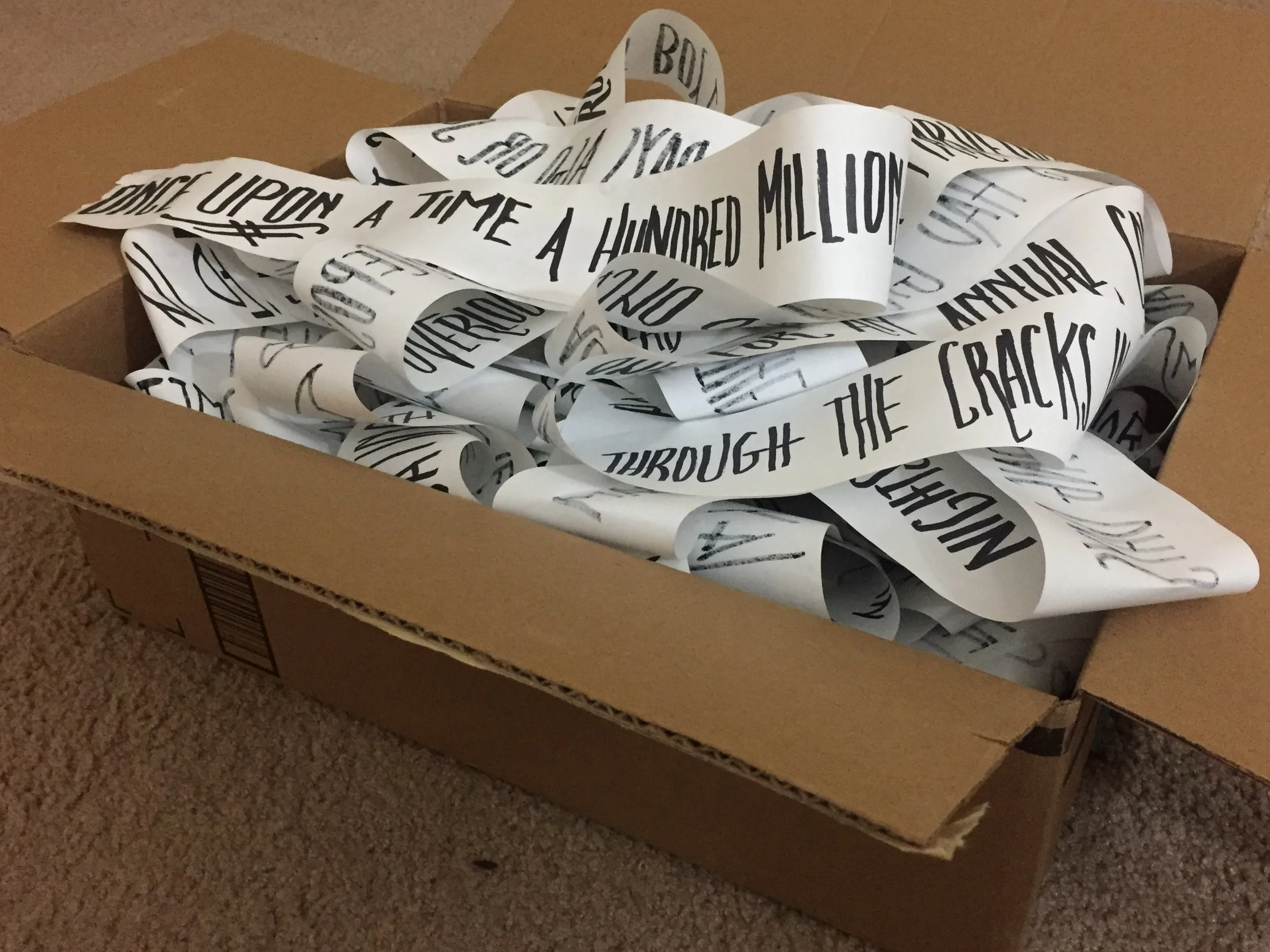 Loiterous Boy (Receipt Tape) 150'