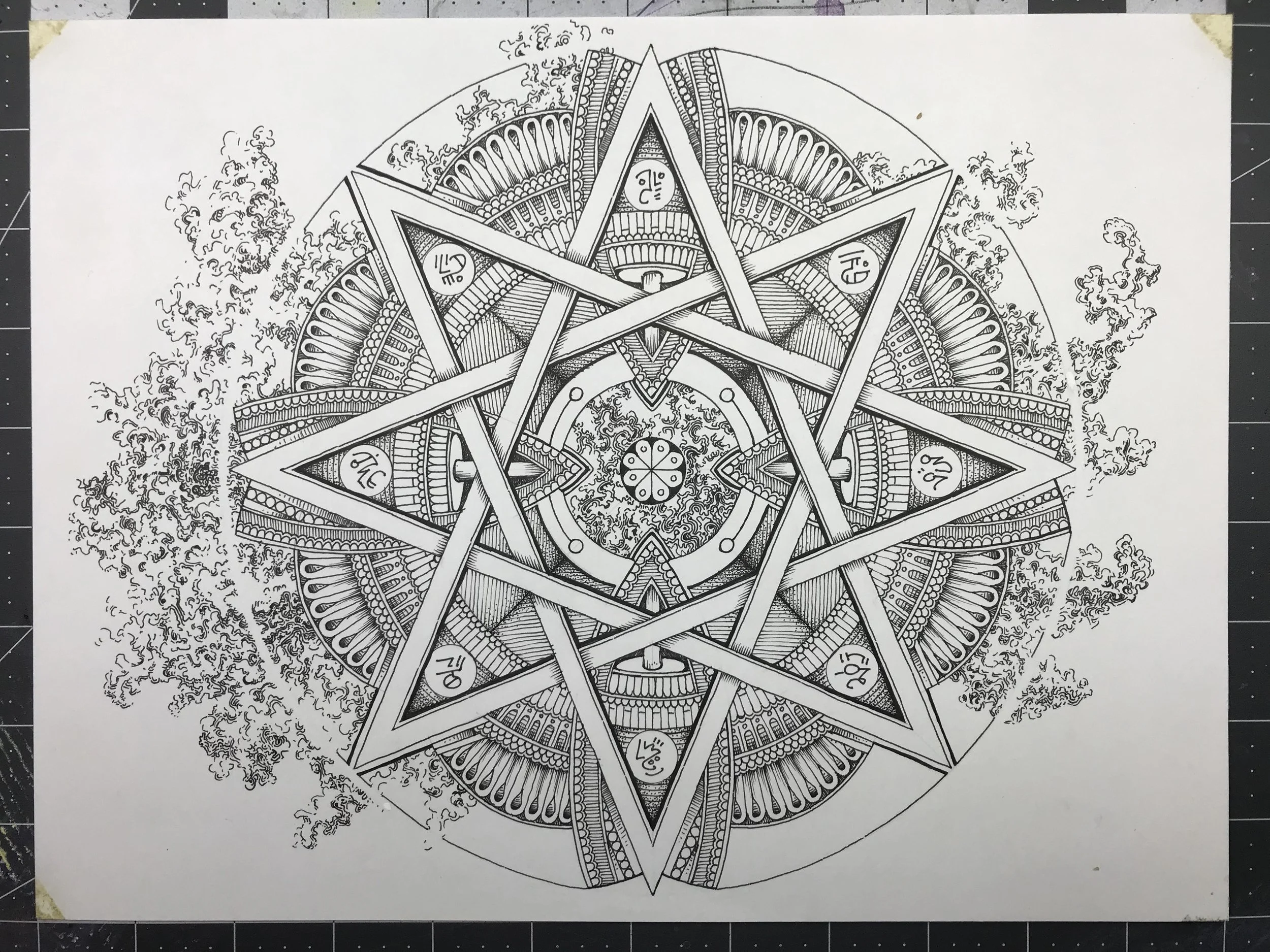 8-Pointed Start Mandala