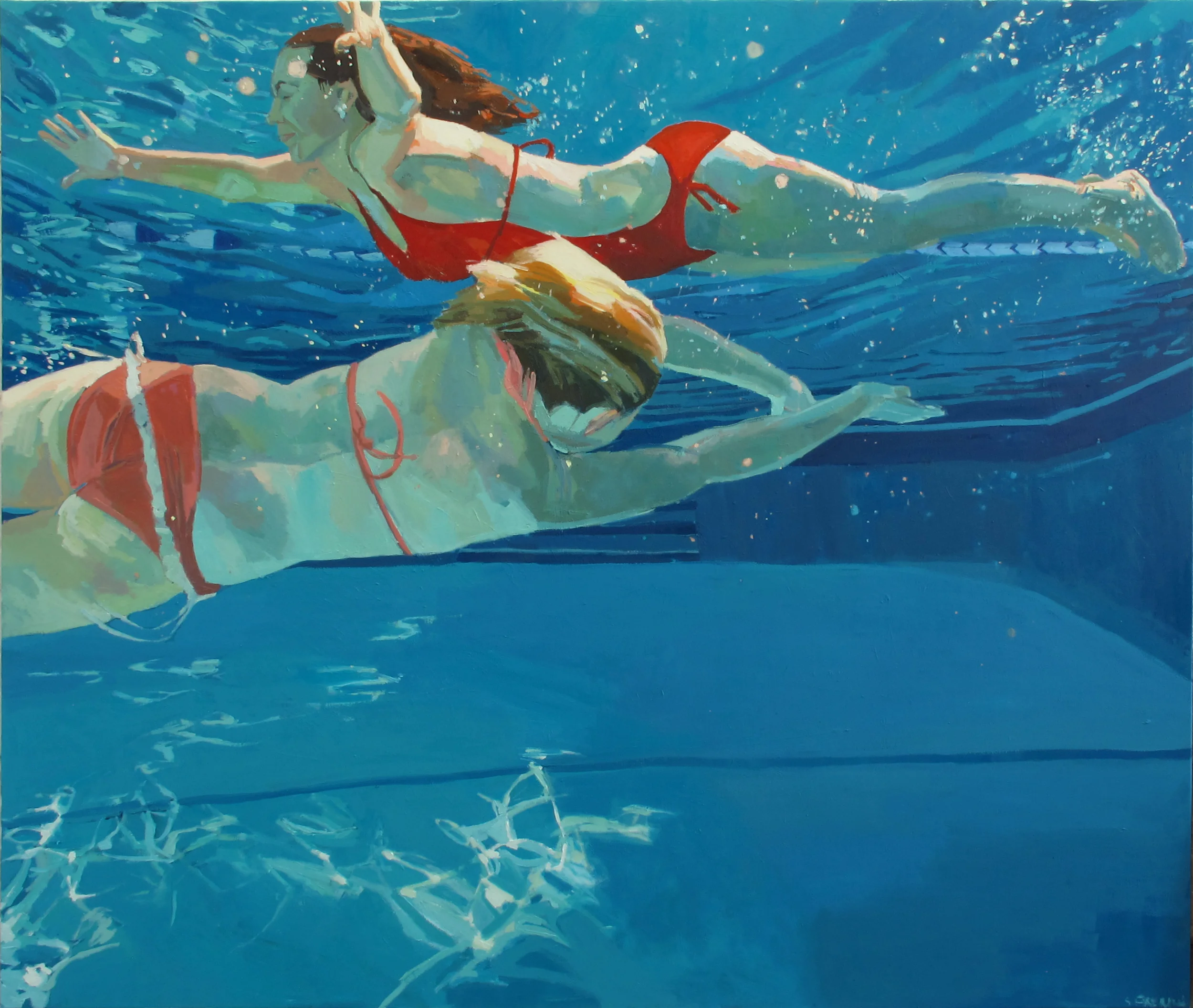 Endless Summer, 72x84", Oil on canvas Sold