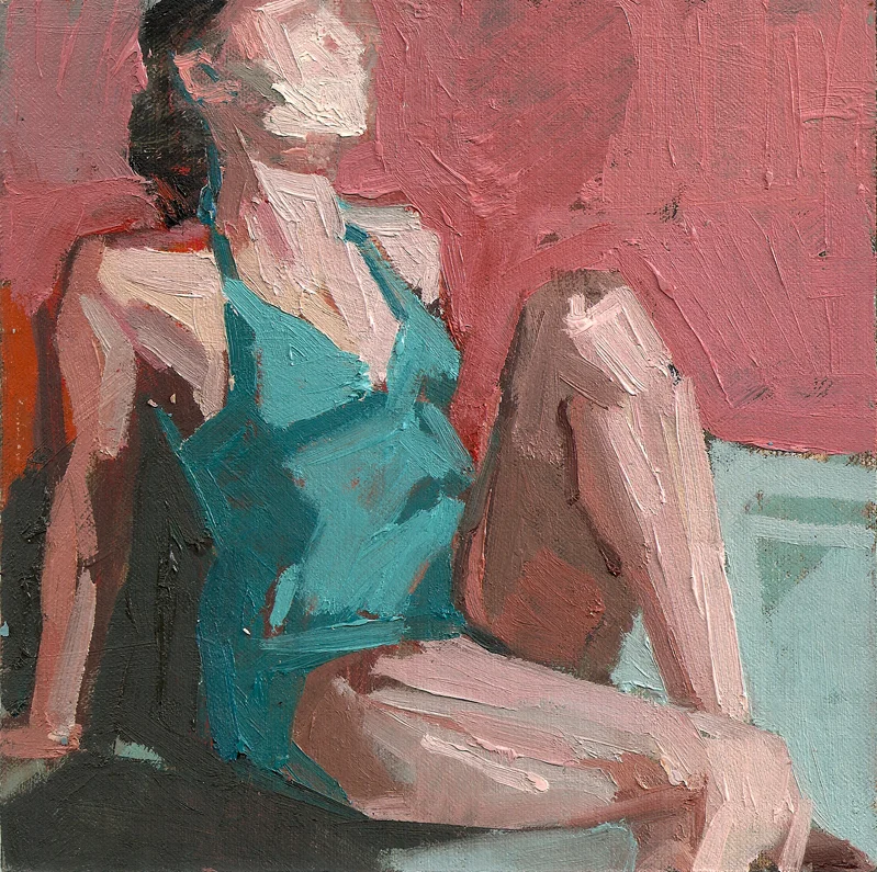  Pause, 8x8", Oil on linen,  Sold  