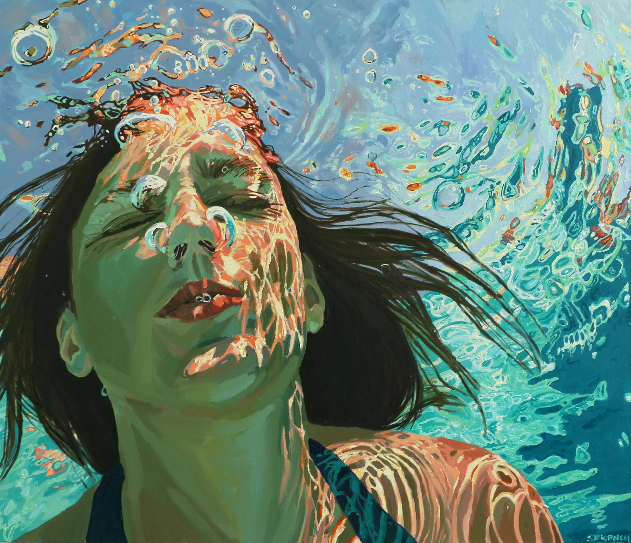 Awaken, 44x52", Oil on canvas, 2014 - Sold