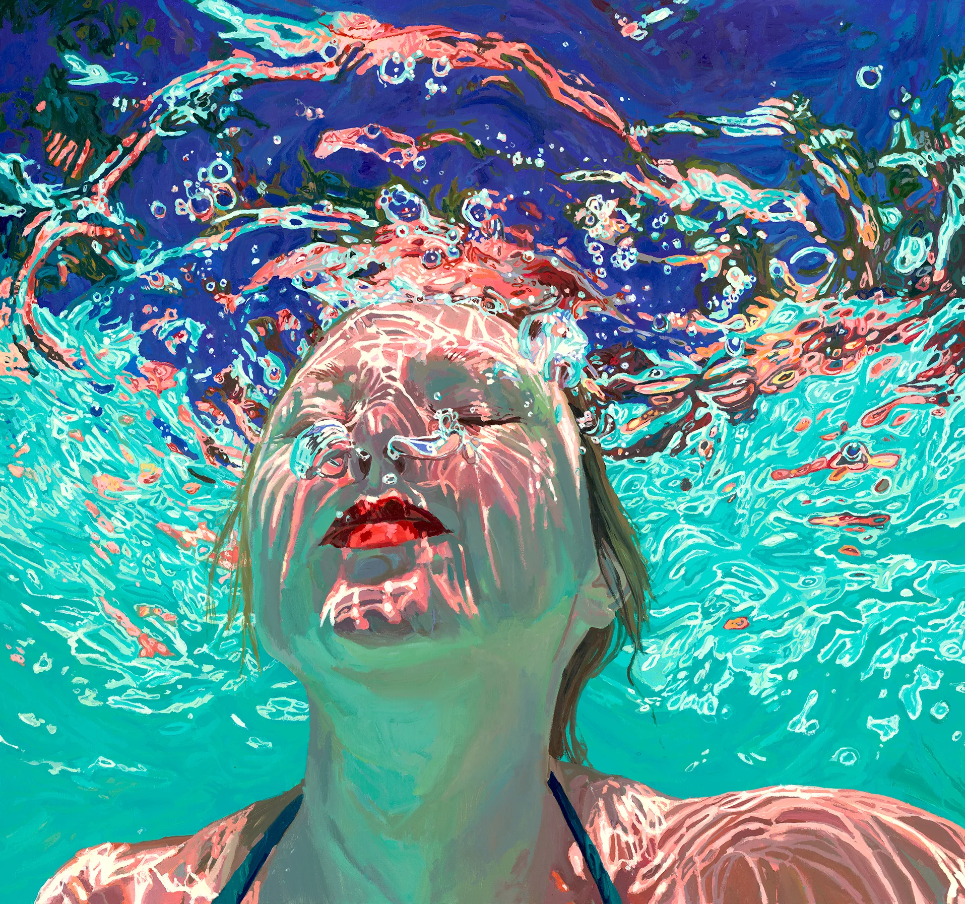 Rise, 56x60", Oil on canvas, 2015- Sold