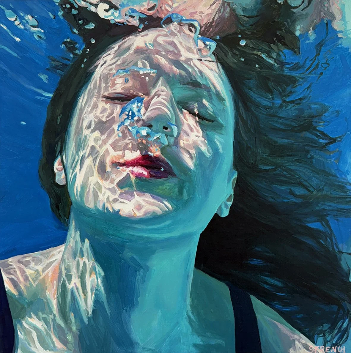 untitled 2, 20x20", Oil on panel, 2025 Sold