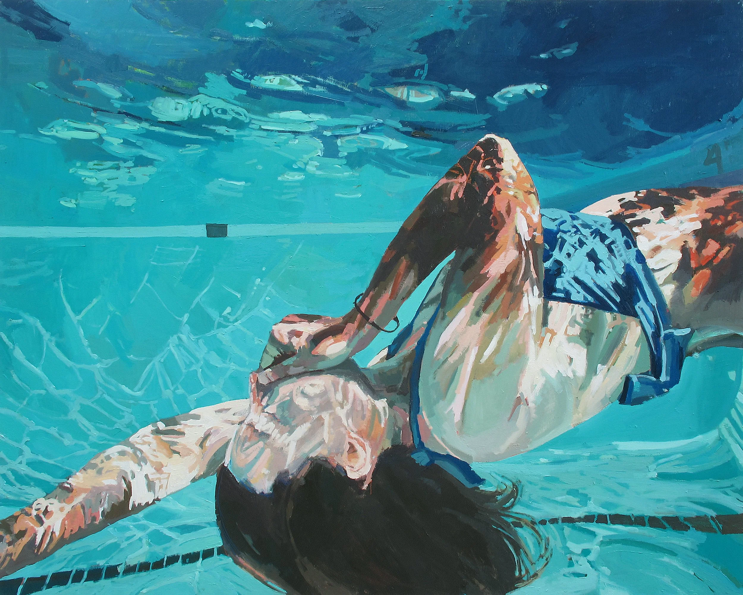 Fall back; surrender, 48x60", oil on canvas
